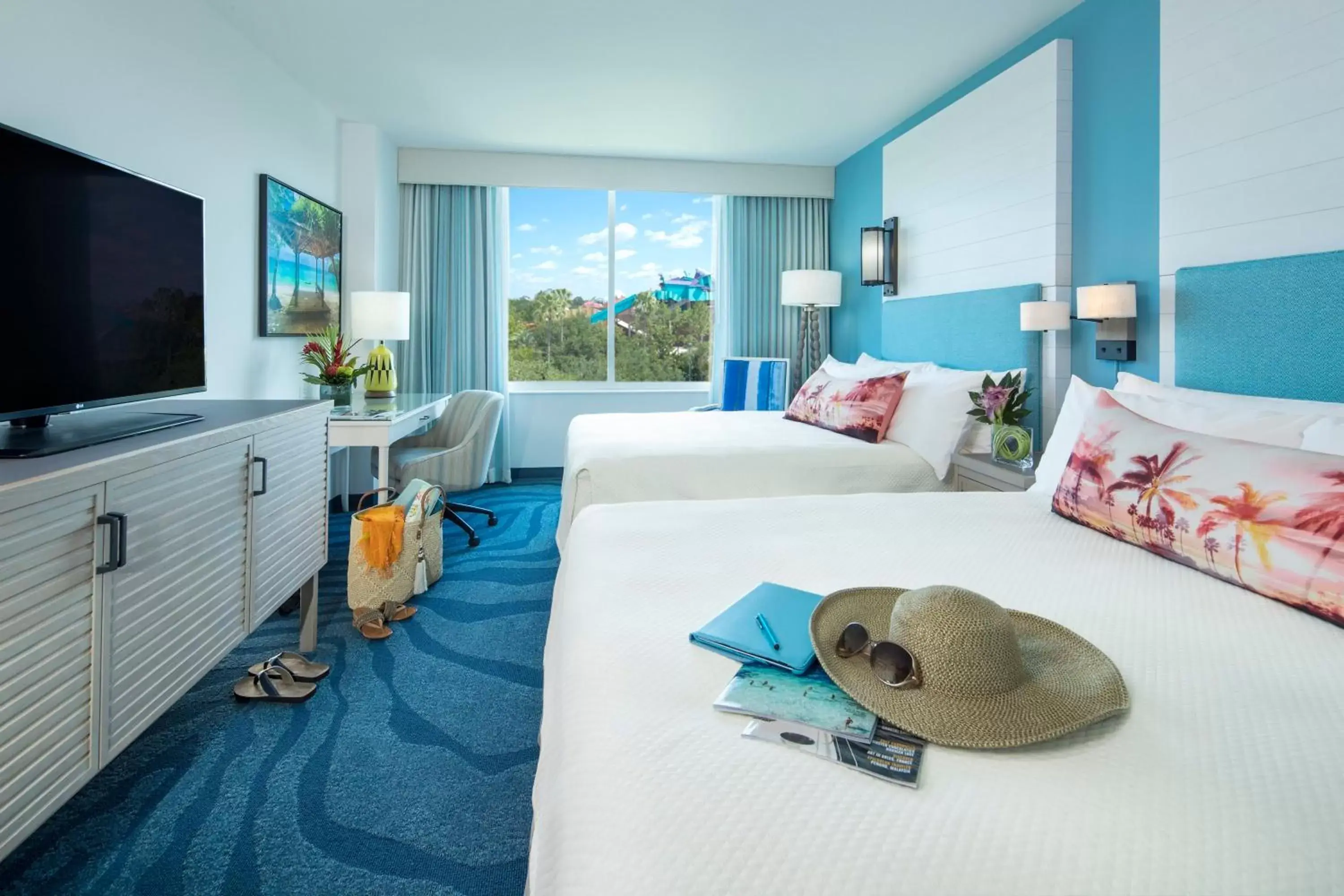 Photo of the whole room, Bed in Universal's Loews Sapphire Falls Resort Photo of the whole room, Bed in Universal's Loews Sapphire Falls Resort