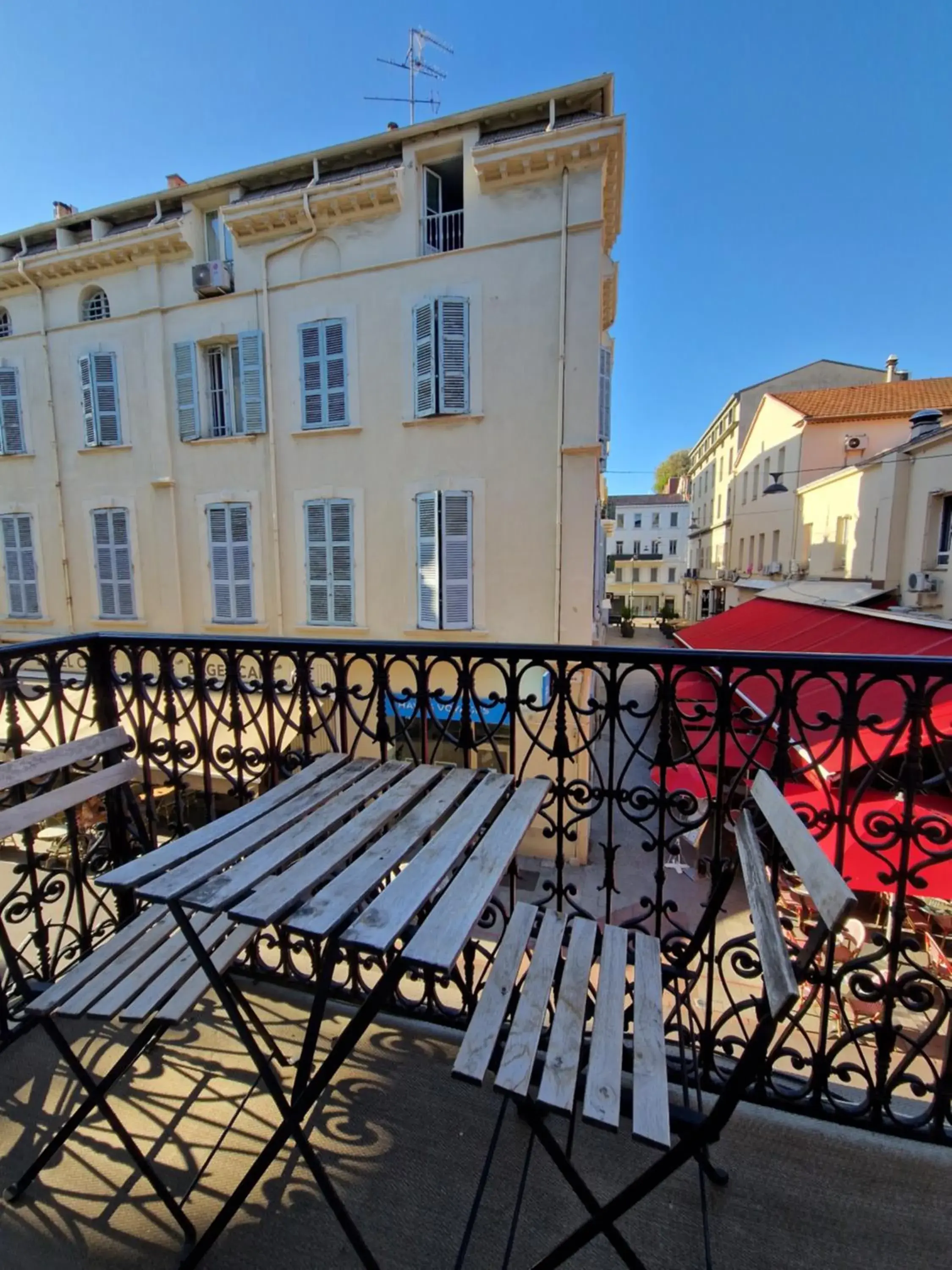 Balcony/Terrace in Hôtel La Villa Tosca Balcony/Terrace in Hôtel La Villa Tosca