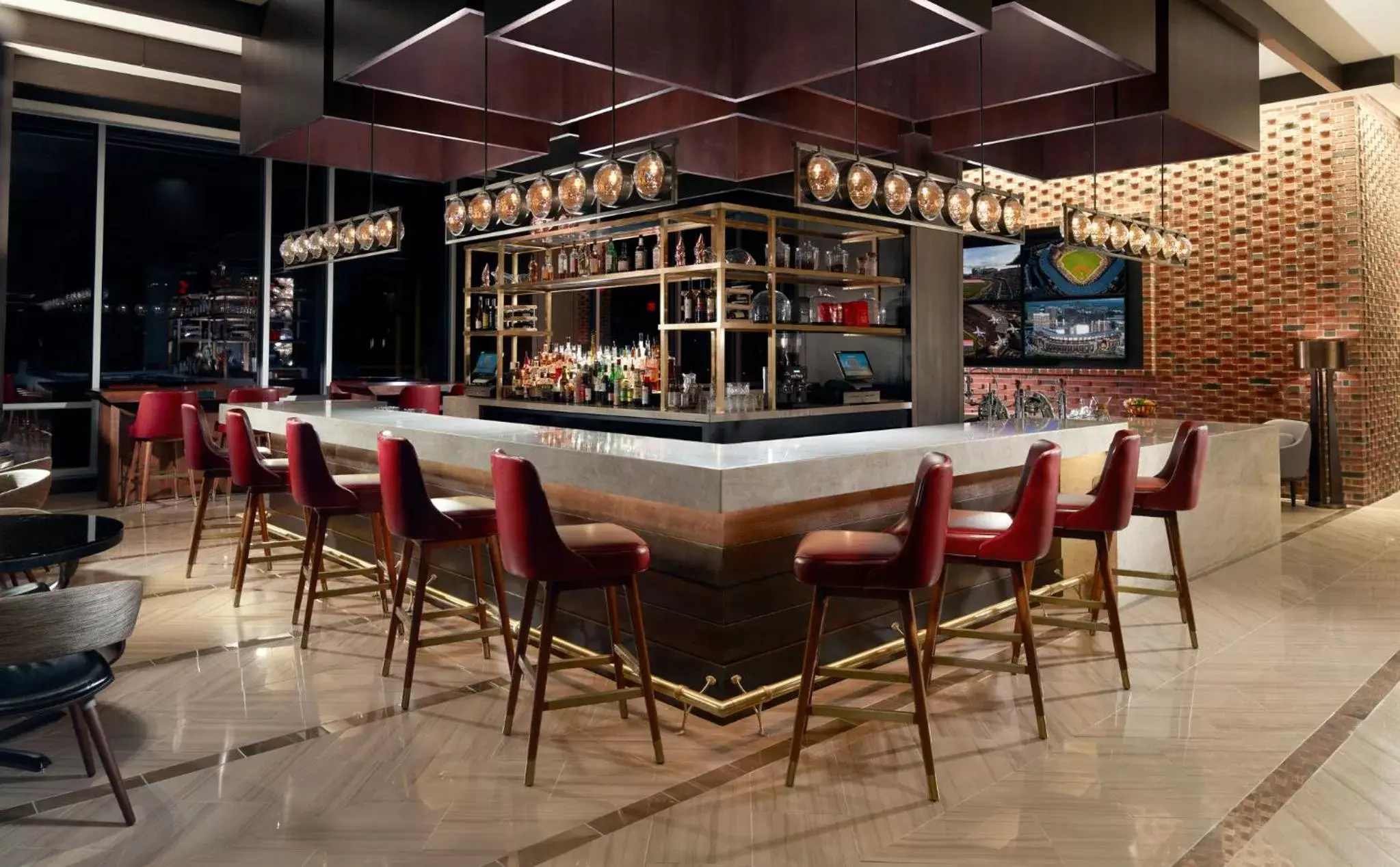 Lounge or bar in Omni Hotel at the Battery Atlanta Lounge or bar in Omni Hotel at the Battery Atlanta