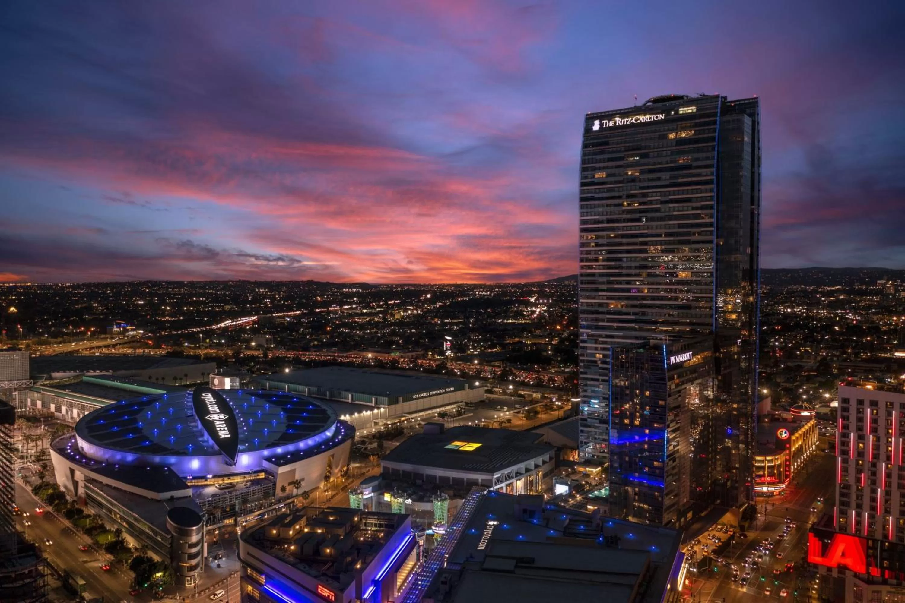 Property building in JW Marriott Los Angeles L.A. LIVE