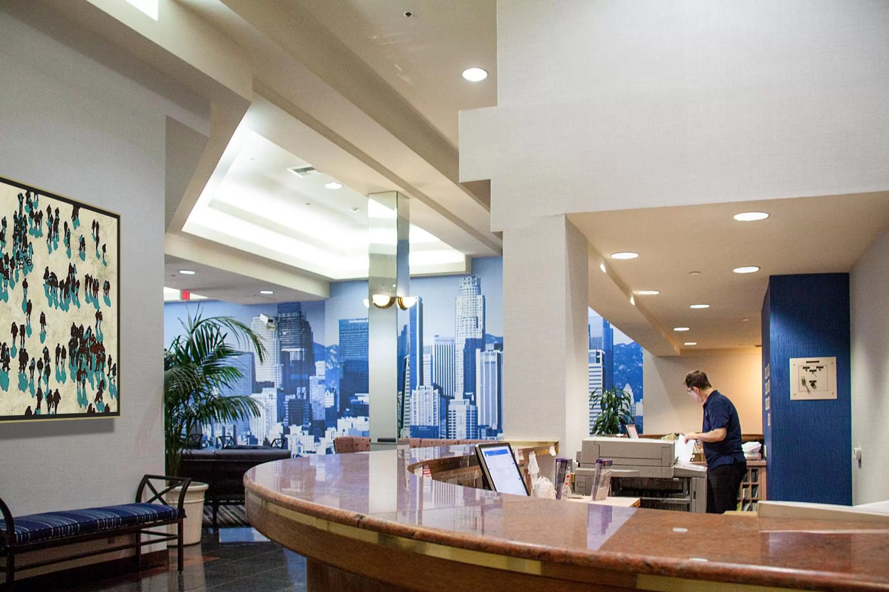 Lobby or reception in Kawada Hotel