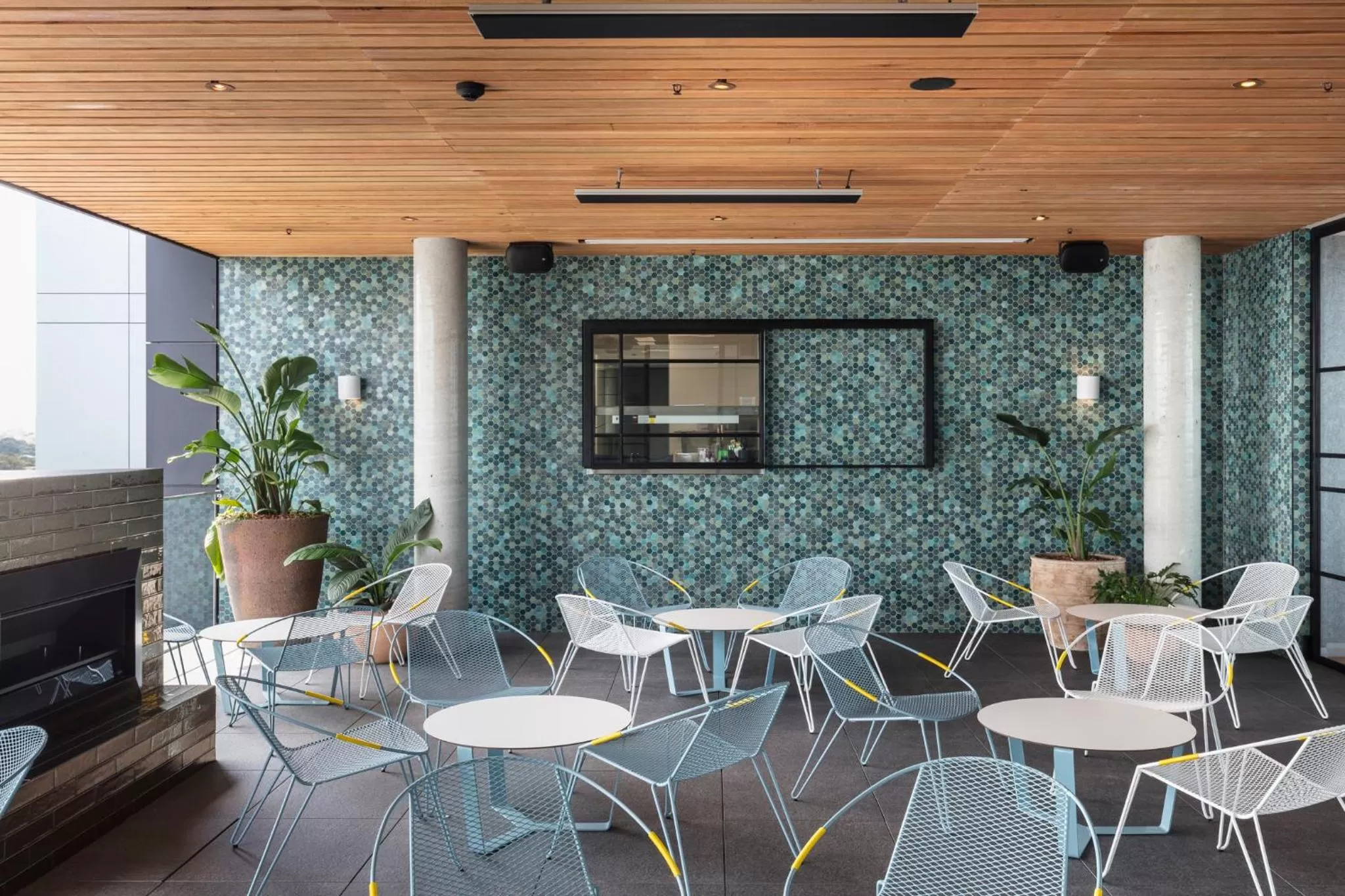 Patio in Citadines Connect Sydney Airport