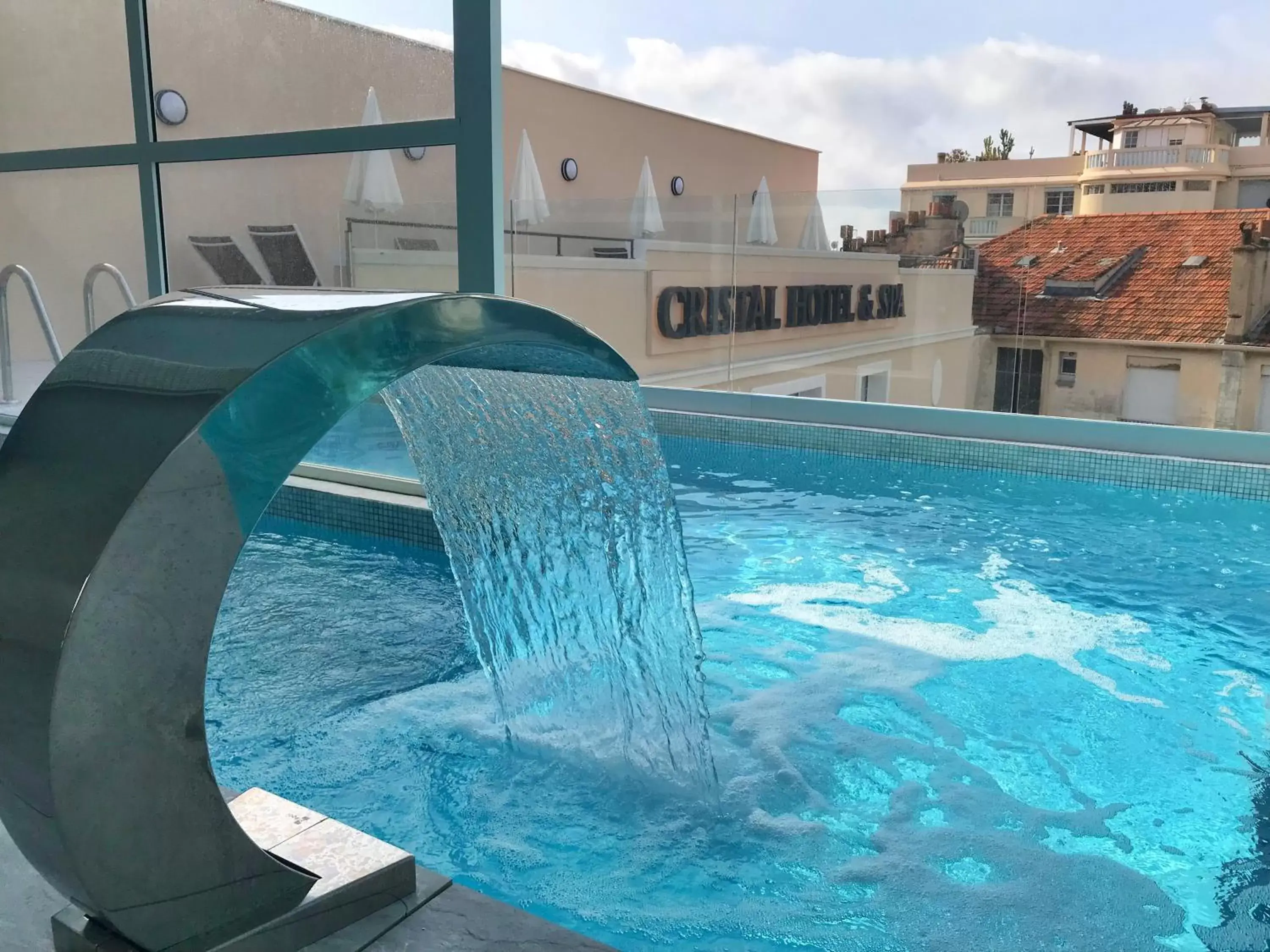 Swimming pool in Cristal Hôtel & Spa Swimming pool in Cristal Hôtel & Spa