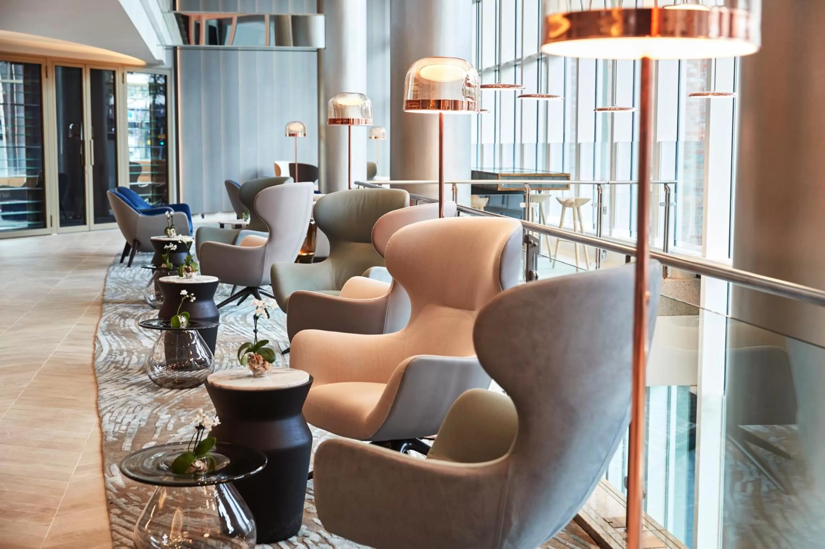Lobby or reception in Steigenberger Hotel Hamburg