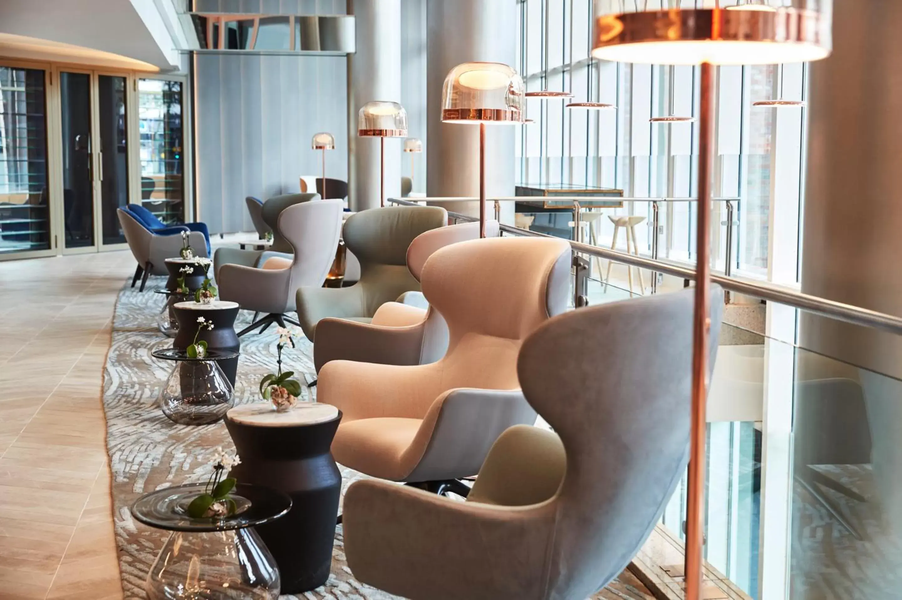Lobby or reception in Steigenberger Hotel Hamburg Lobby or reception in Steigenberger Hotel Hamburg