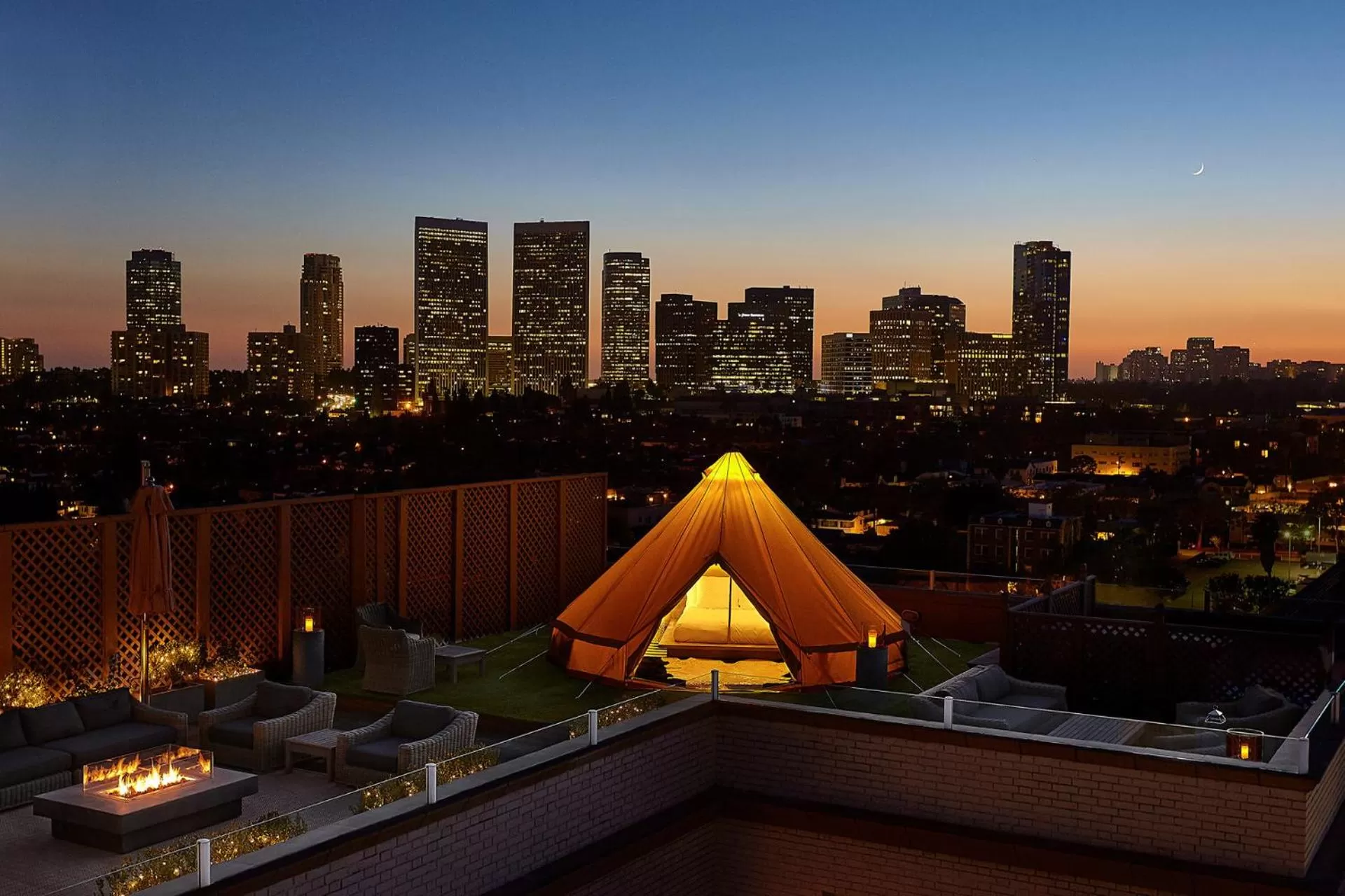 Patio in Beverly Wilshire, Beverly Hills, A Four Seasons Hotel