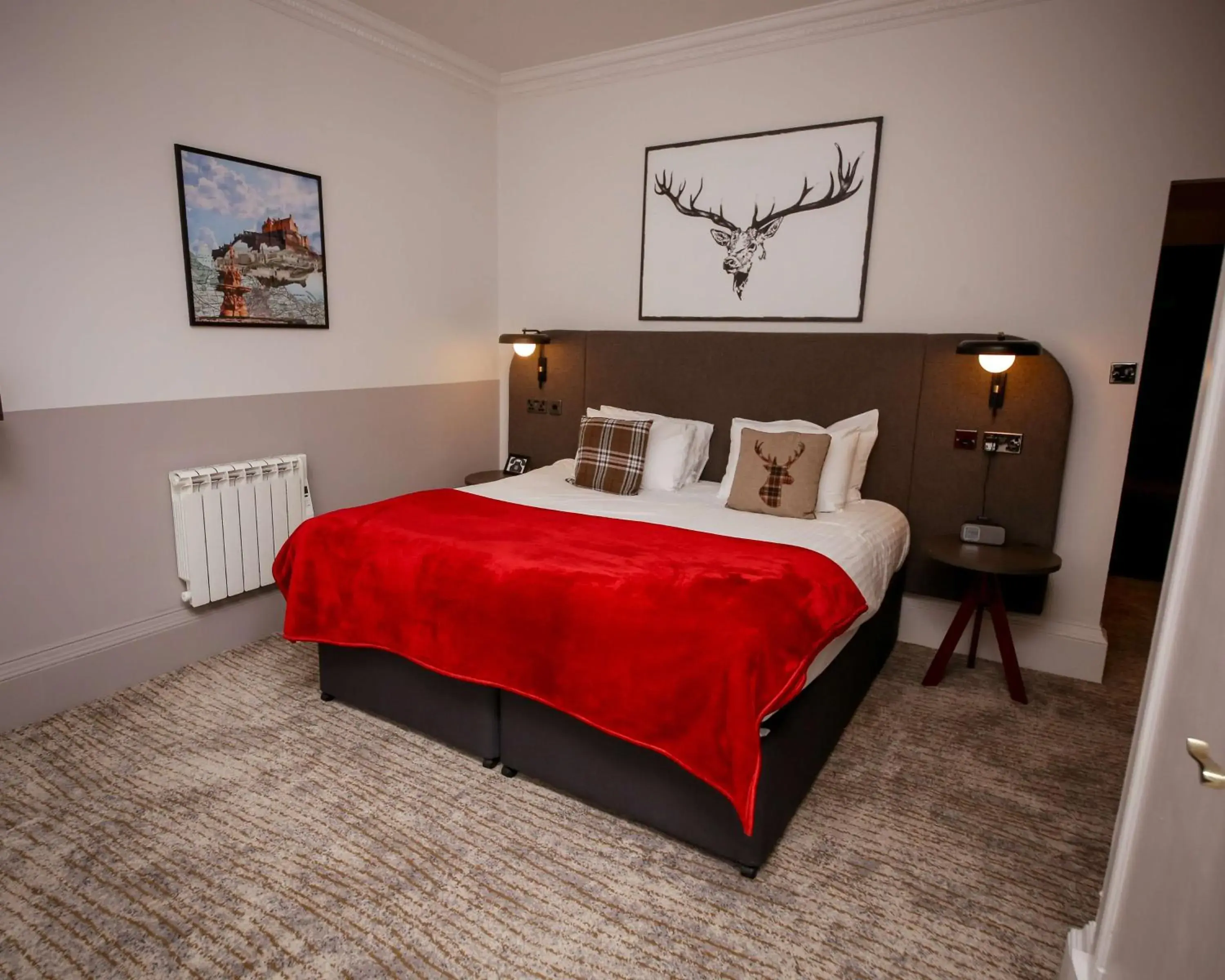 Bedroom, Bed in Bruntsfield Hotel Bedroom, Bed in Bruntsfield Hotel
