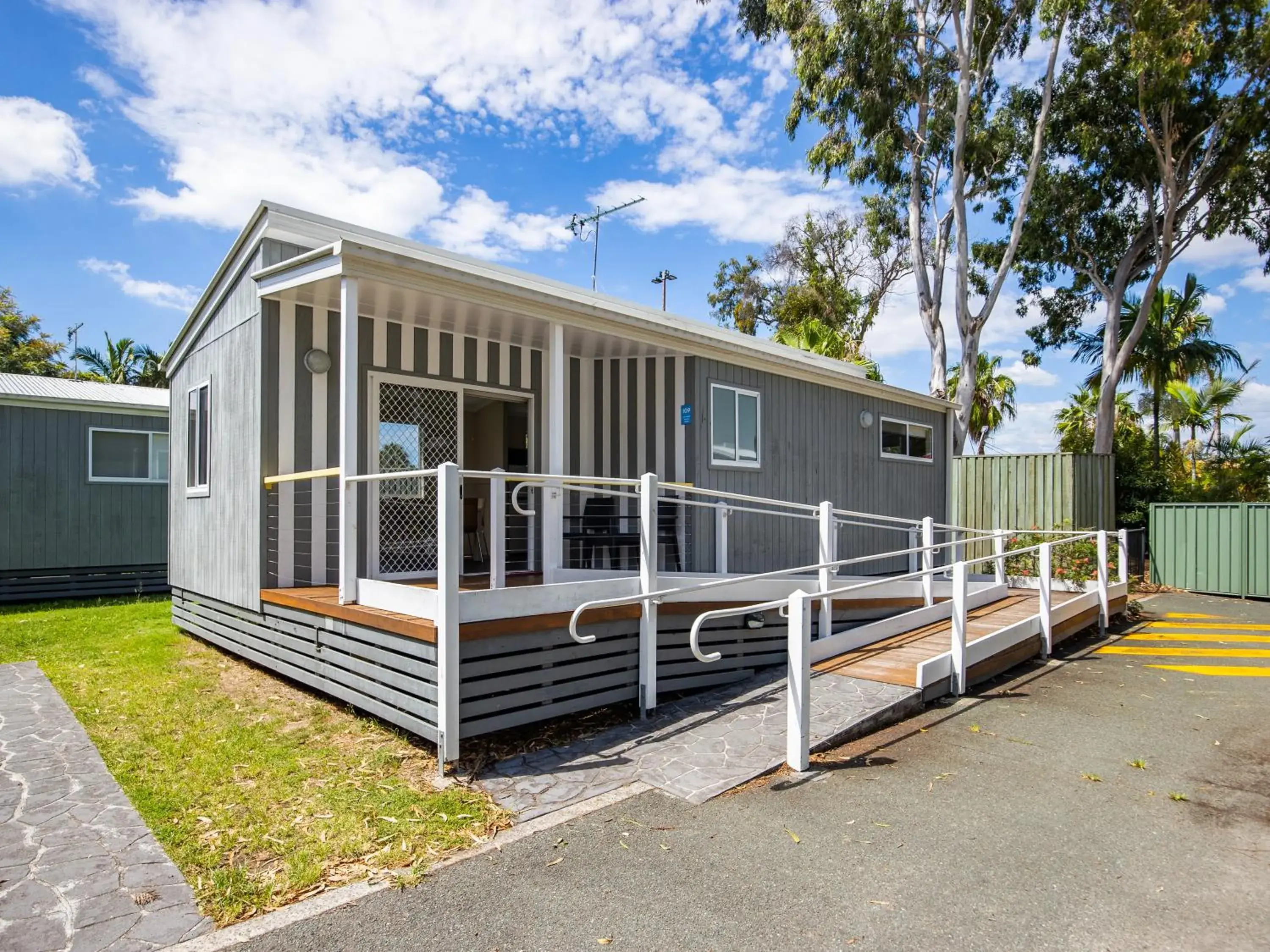 Property building in NRMA Treasure Island Holiday Resort Property building in NRMA Treasure Island Holiday Resort