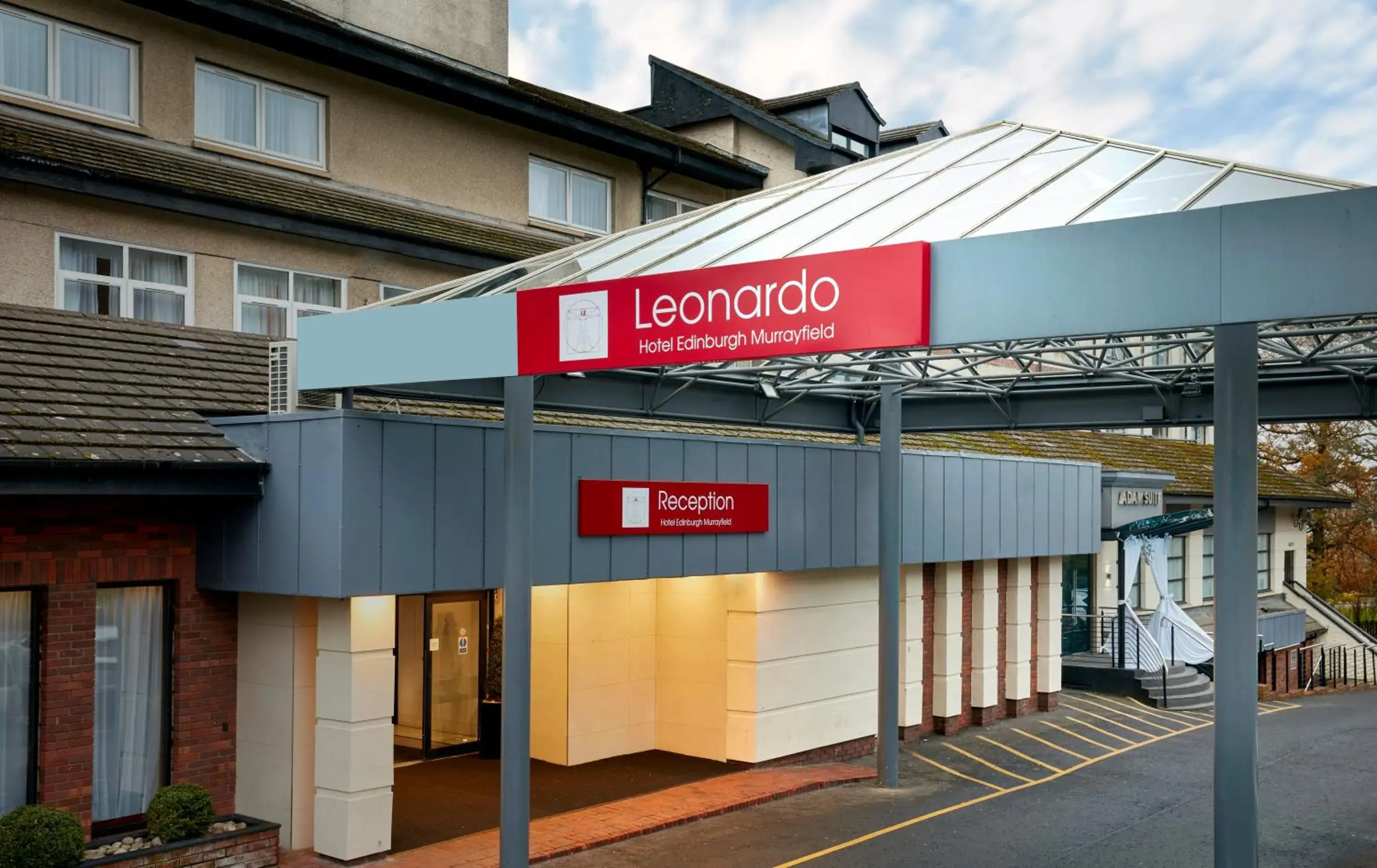 Facade/entrance in Leonardo Edinburgh Murrayfield Facade/entrance in Leonardo Edinburgh Murrayfield