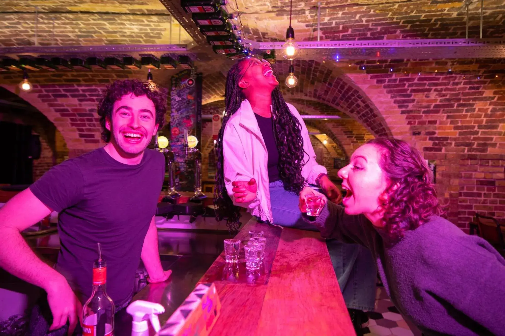 People in Wombat's City Hostel London People in Wombat's City Hostel London
