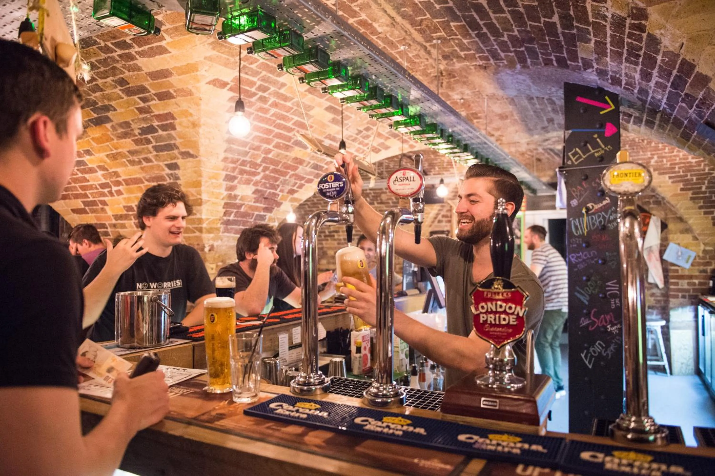 People in Wombat's City Hostel London