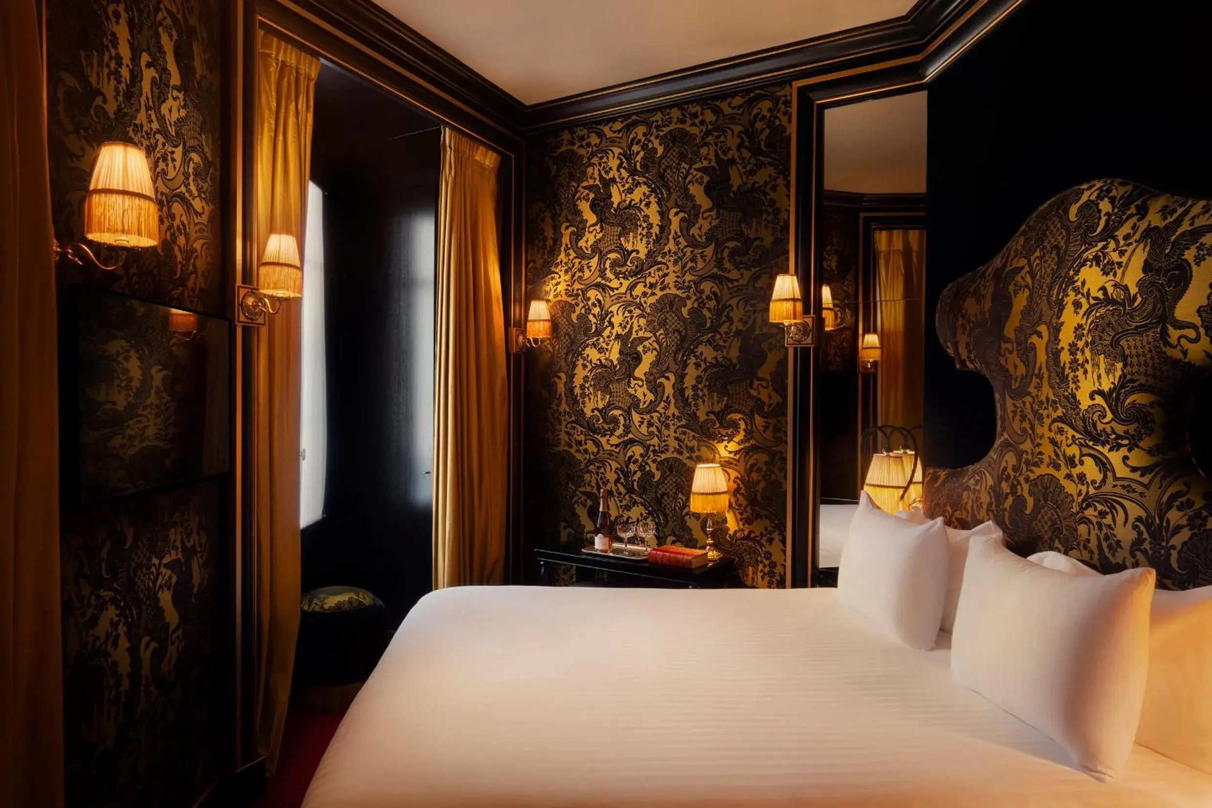 Bedroom, Bed in Maison Souquet, Hotel & Spa Bedroom, Bed in Maison Souquet, Hotel & Spa