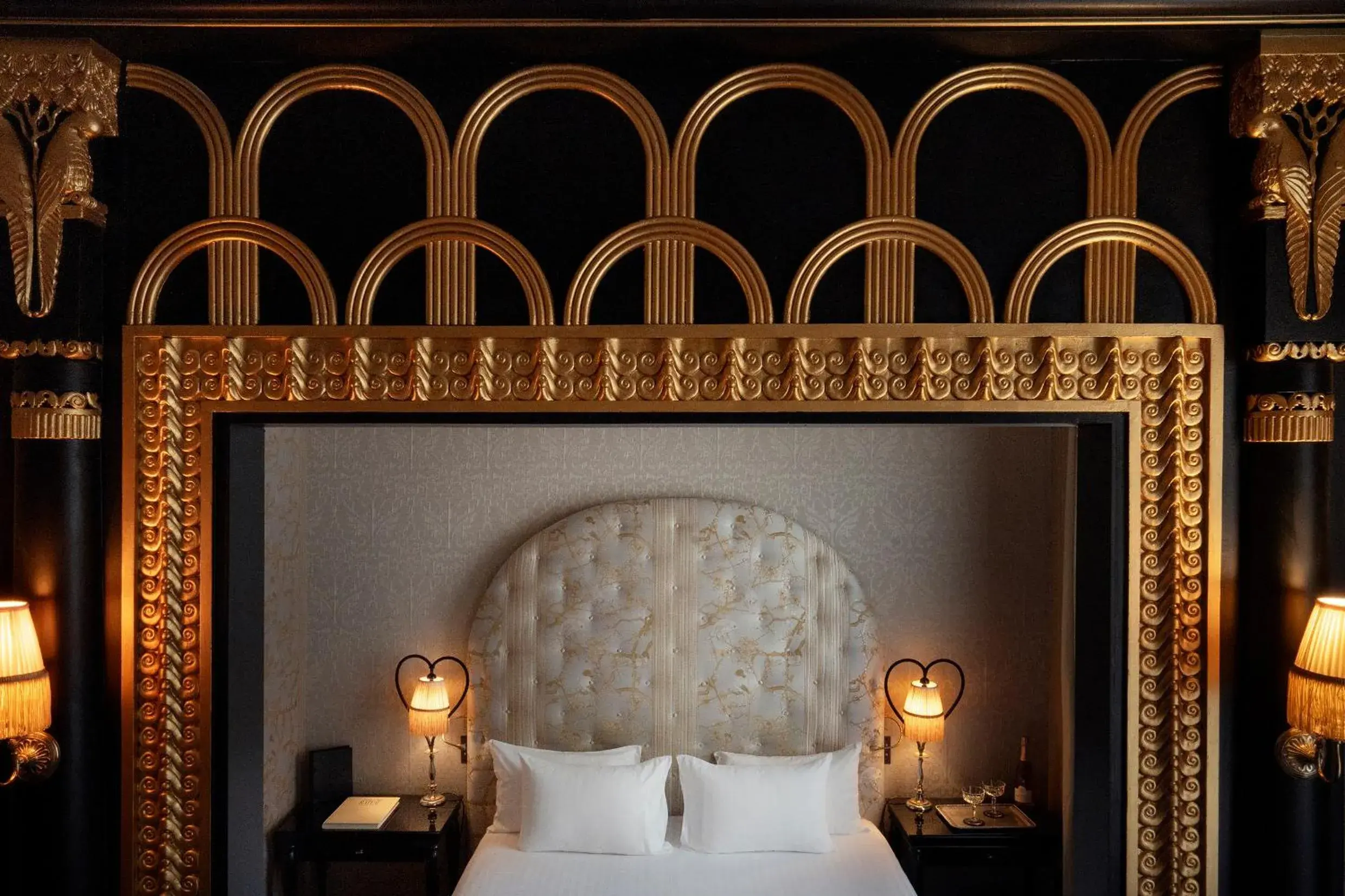 Bedroom, Bed in Maison Souquet, Hotel & Spa Bedroom, Bed in Maison Souquet, Hotel & Spa