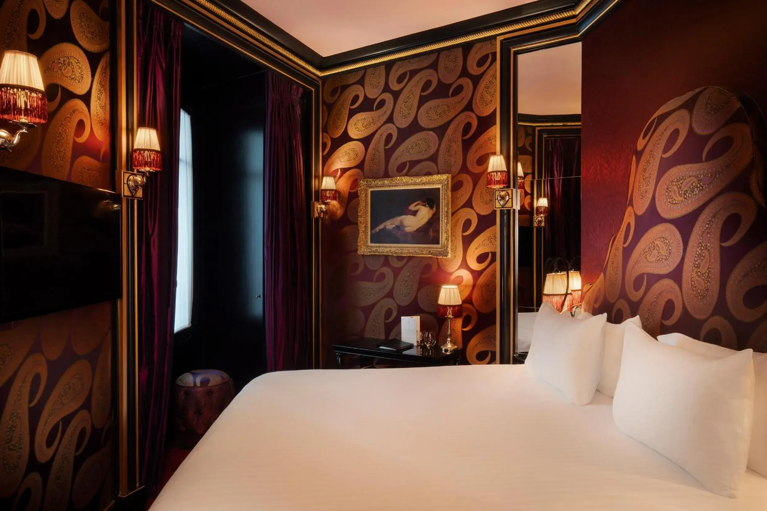 Bedroom, Bed in Maison Souquet, Hotel & Spa Bedroom, Bed in Maison Souquet, Hotel & Spa