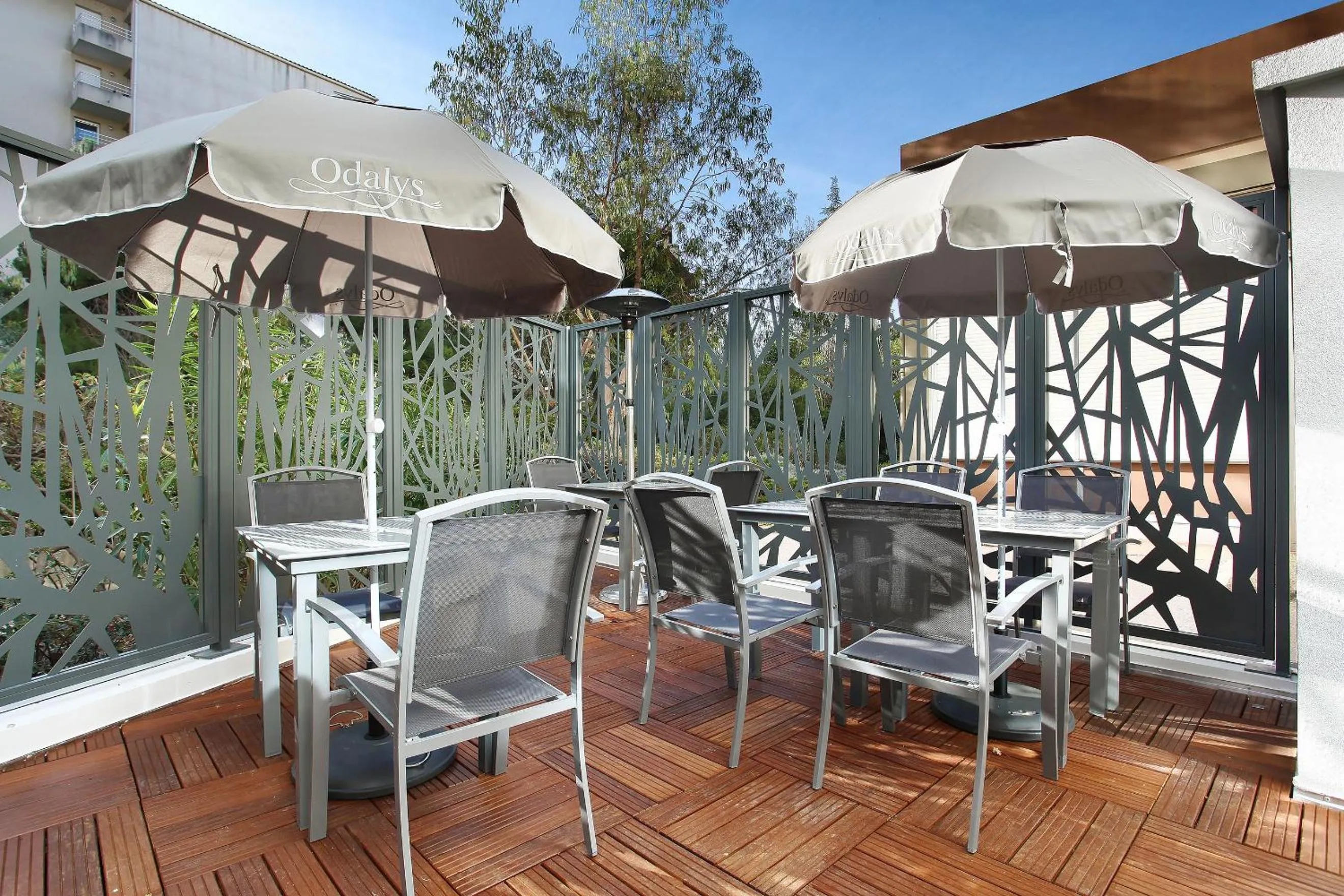 Balcony/Terrace in Appart'hôtel Odalys City - Marseille Prado