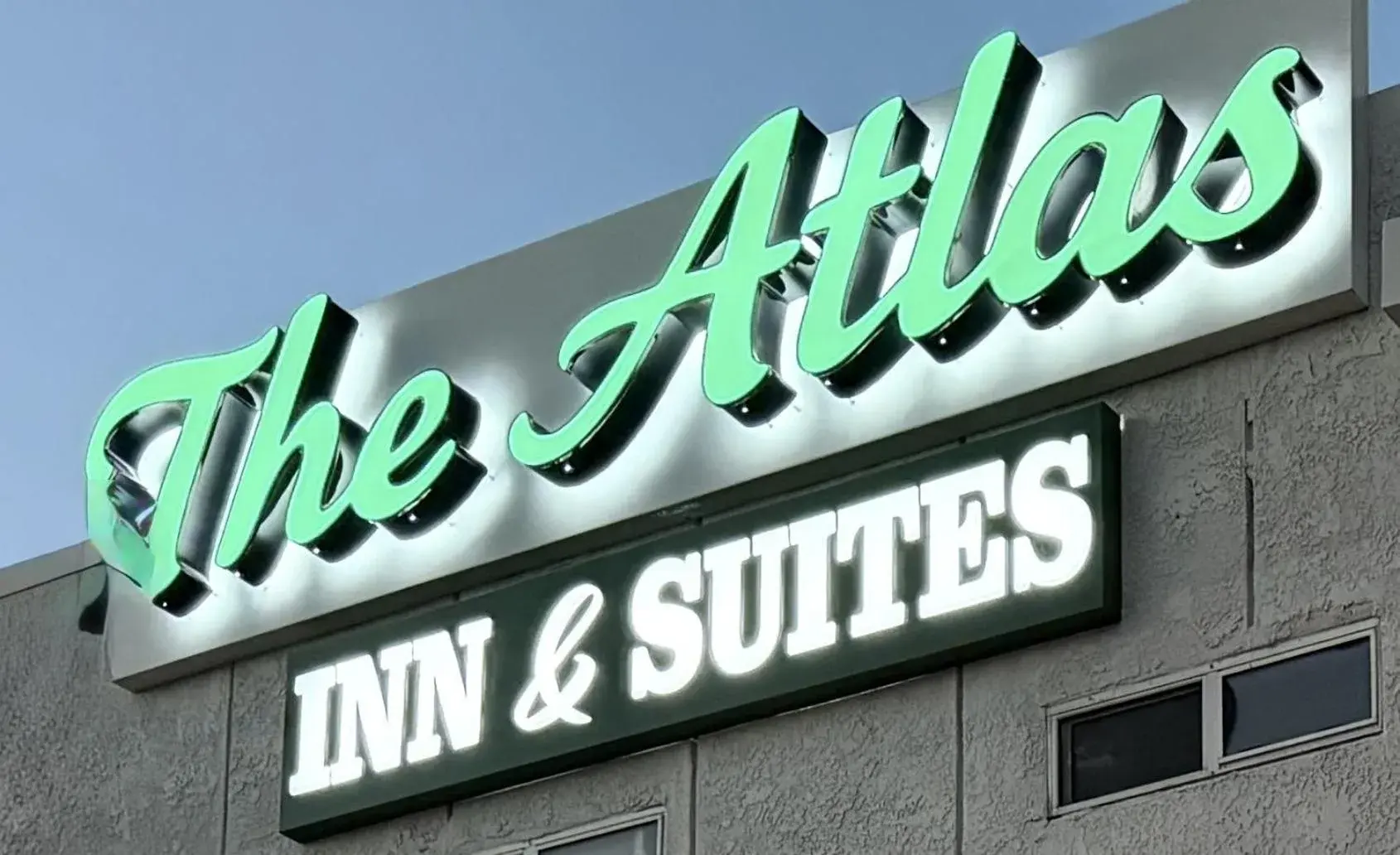 Logo/Certificate/Sign in The Atlas Inn & Suites LAX Logo/Certificate/Sign in The Atlas Inn & Suites LAX