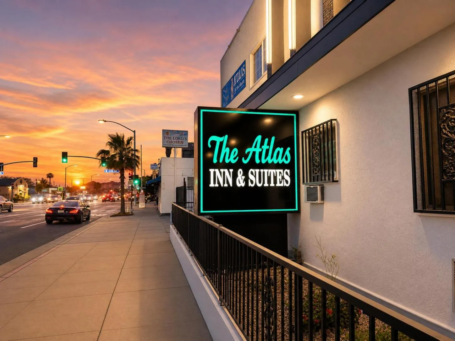 Street view in The Atlas Inn & Suites LAX