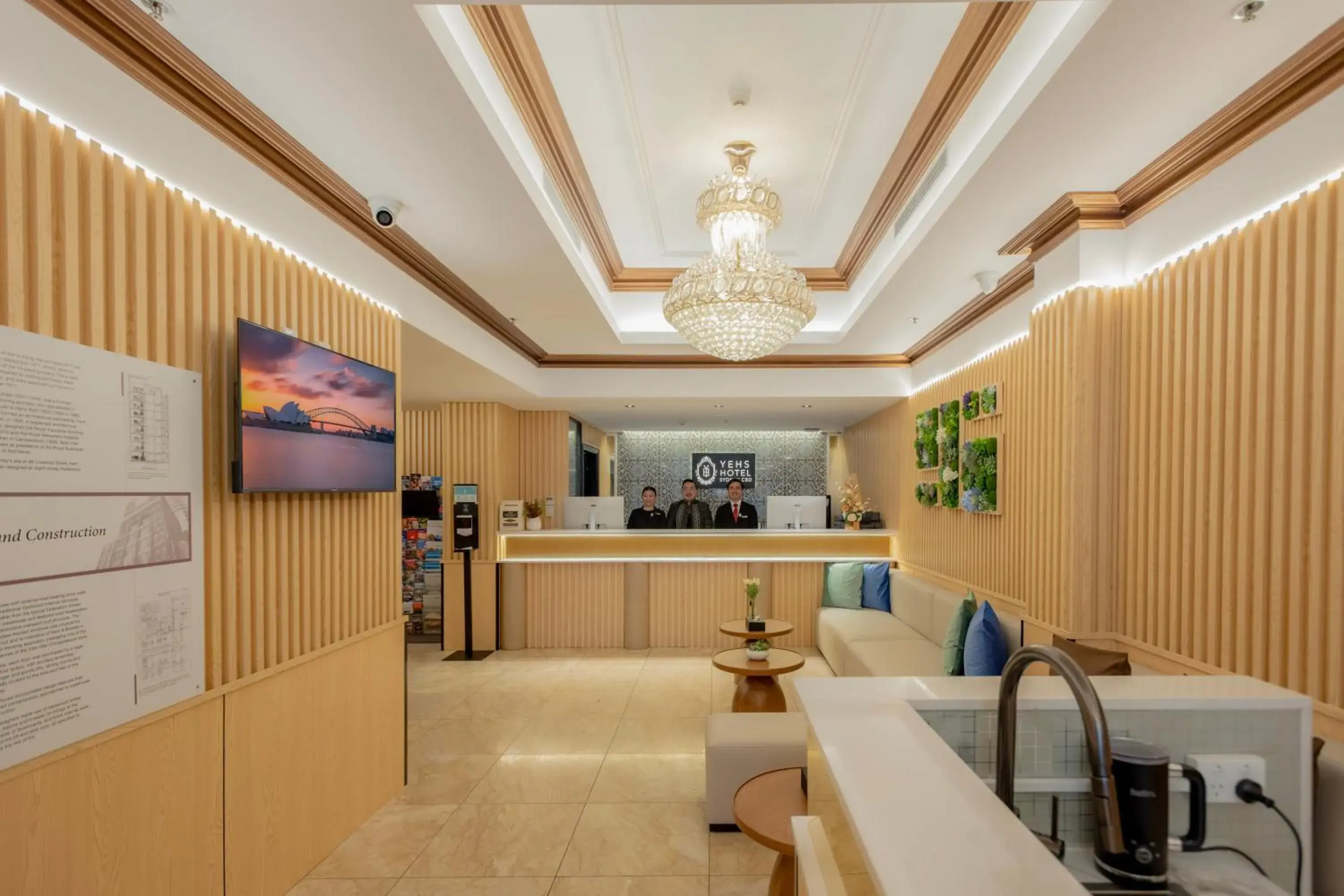 Lobby or reception in YEHS Hotel Sydney CBD Lobby or reception in YEHS Hotel Sydney CBD