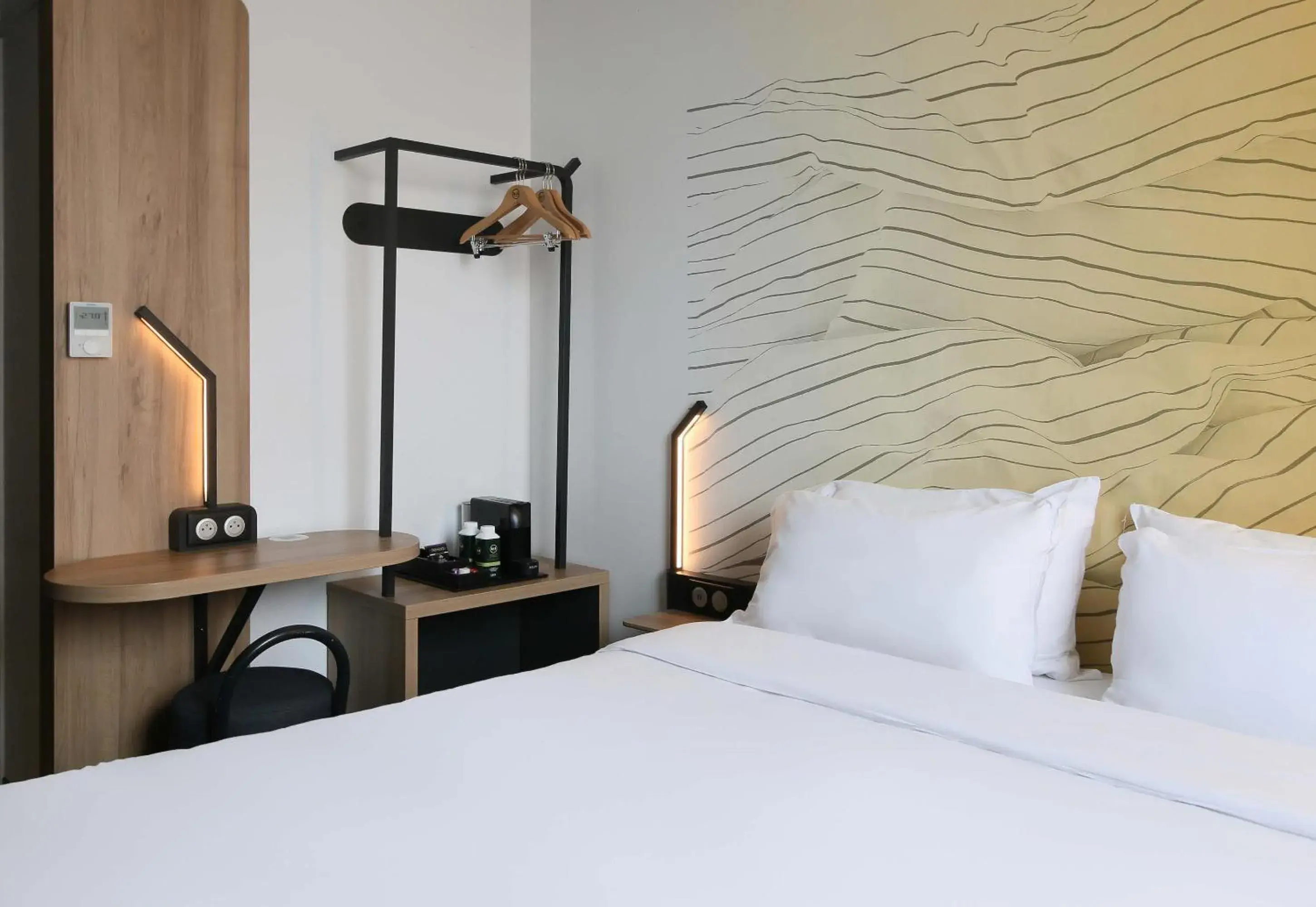 Photo of the whole room, Bed in B&B HOTEL Marseille Prado Vélodrome Photo of the whole room, Bed in B&B HOTEL Marseille Prado Vélodrome