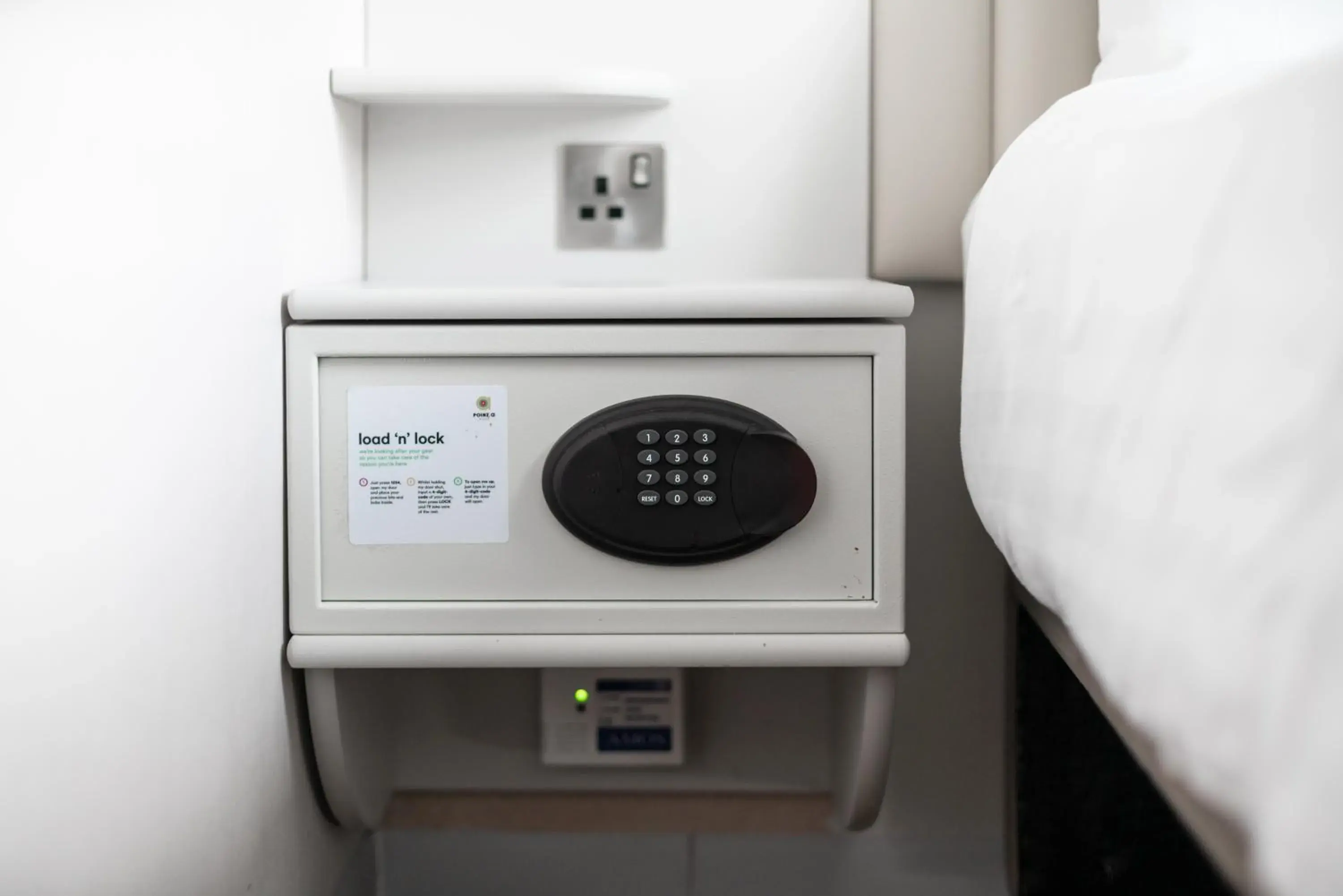 safe in Point A Hotel London Canary Wharf safe in Point A Hotel London Canary Wharf