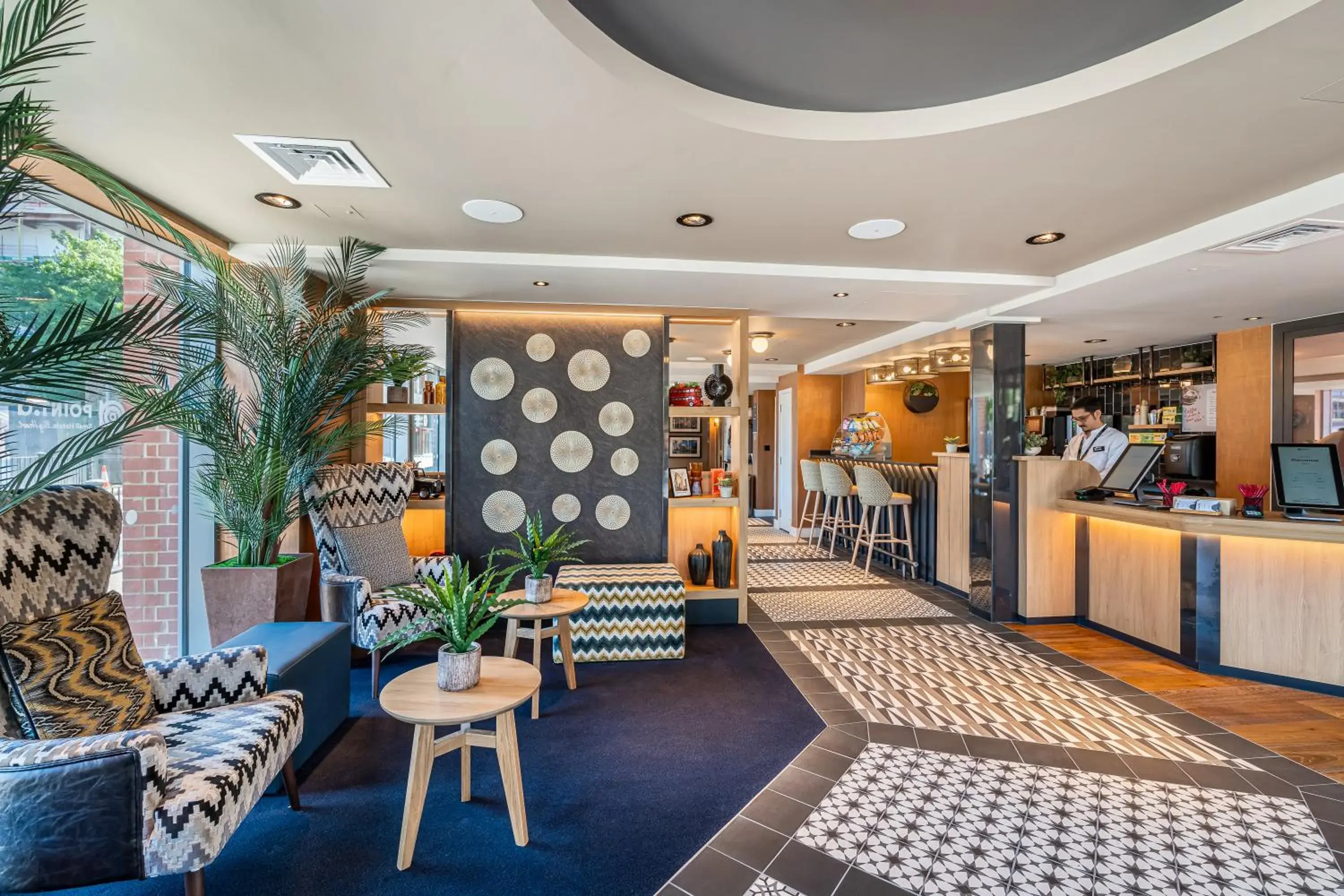 Lobby or reception in Point A Hotel London Canary Wharf Lobby or reception in Point A Hotel London Canary Wharf