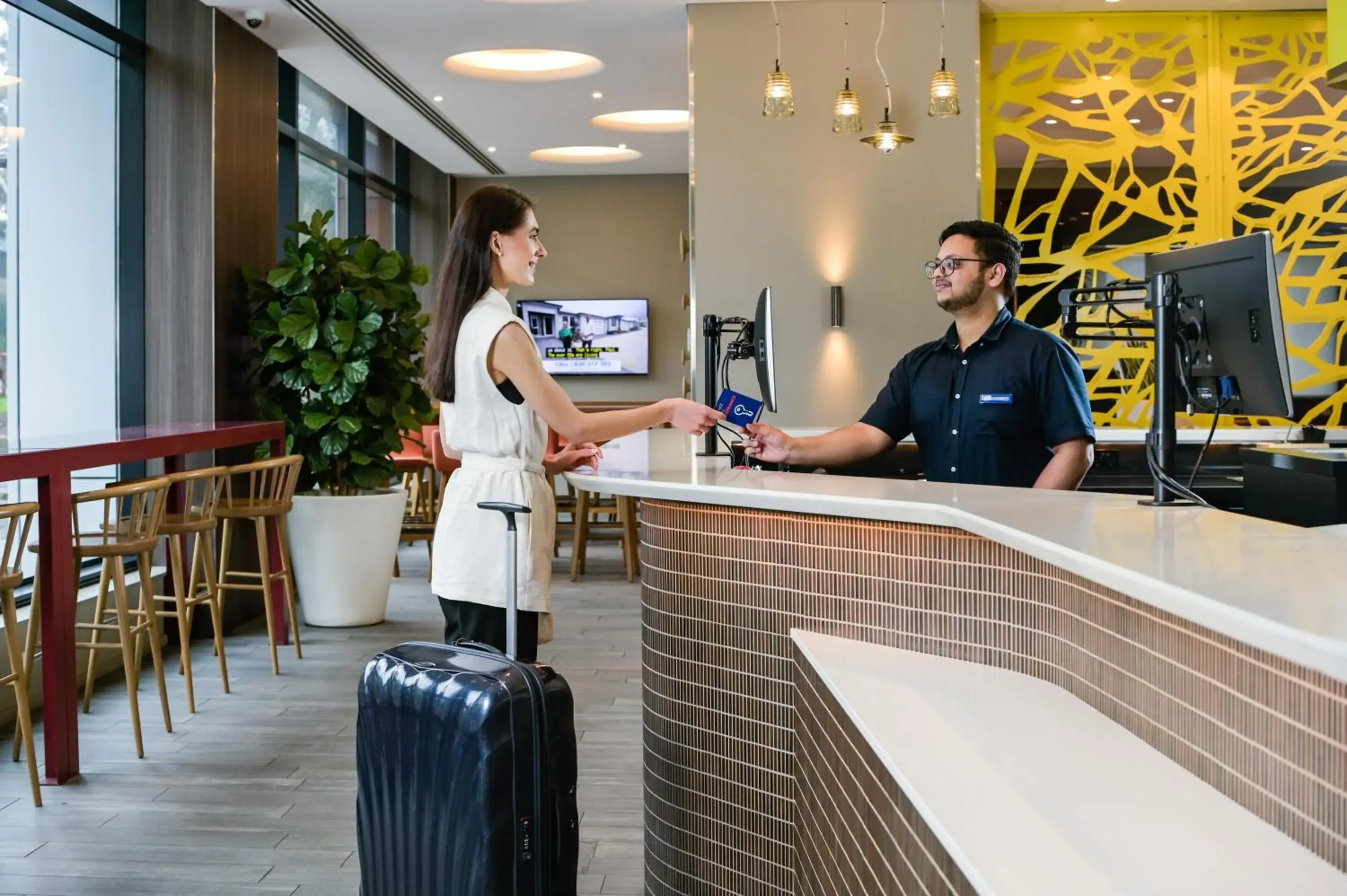 Lobby or reception in Holiday Inn Express Sydney Macquarie Park by IHG Lobby or reception in Holiday Inn Express Sydney Macquarie Park by IHG