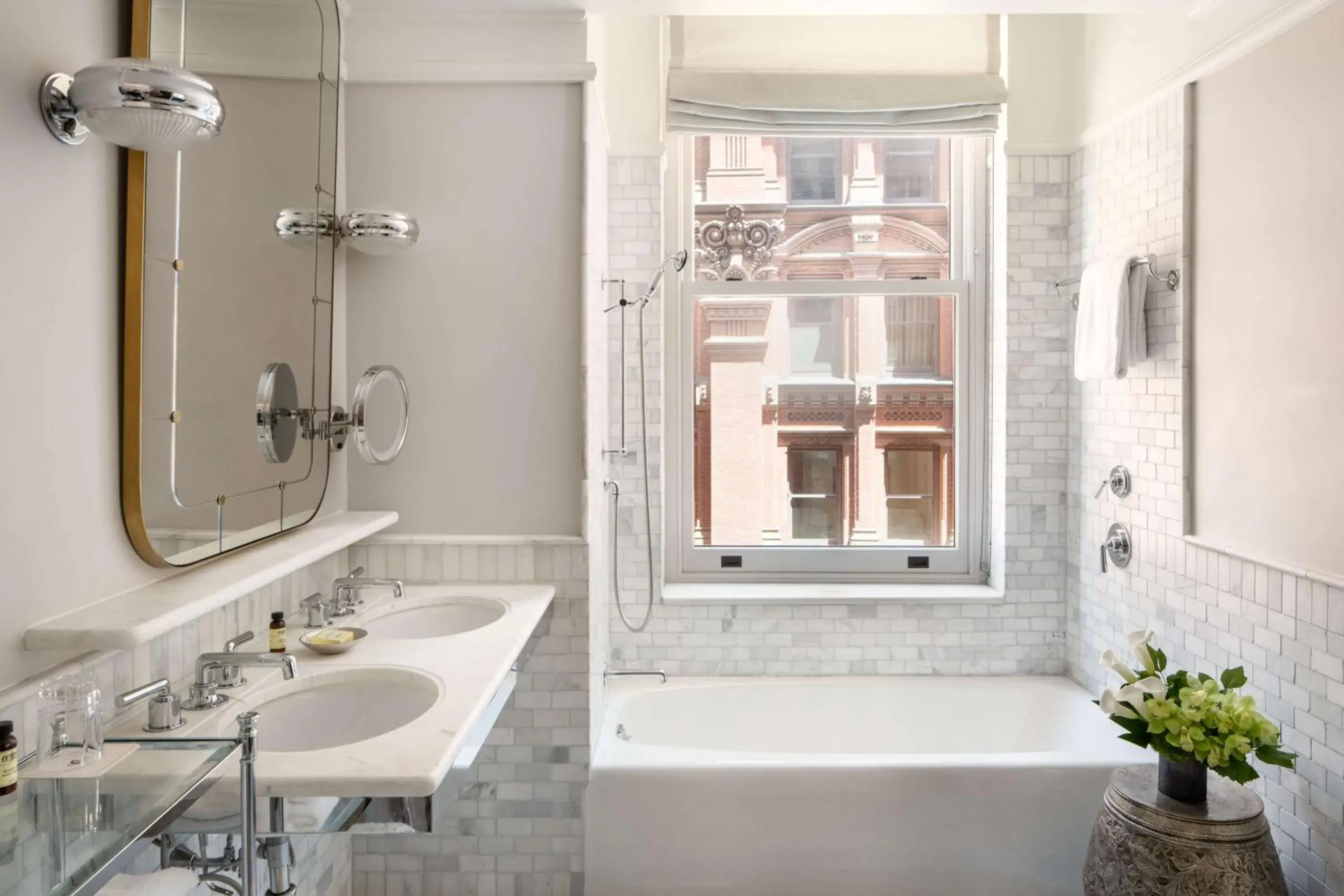 Bathroom in The Beekman, A Thompson Hotel, by Hyatt Bathroom in The Beekman, A Thompson Hotel, by Hyatt