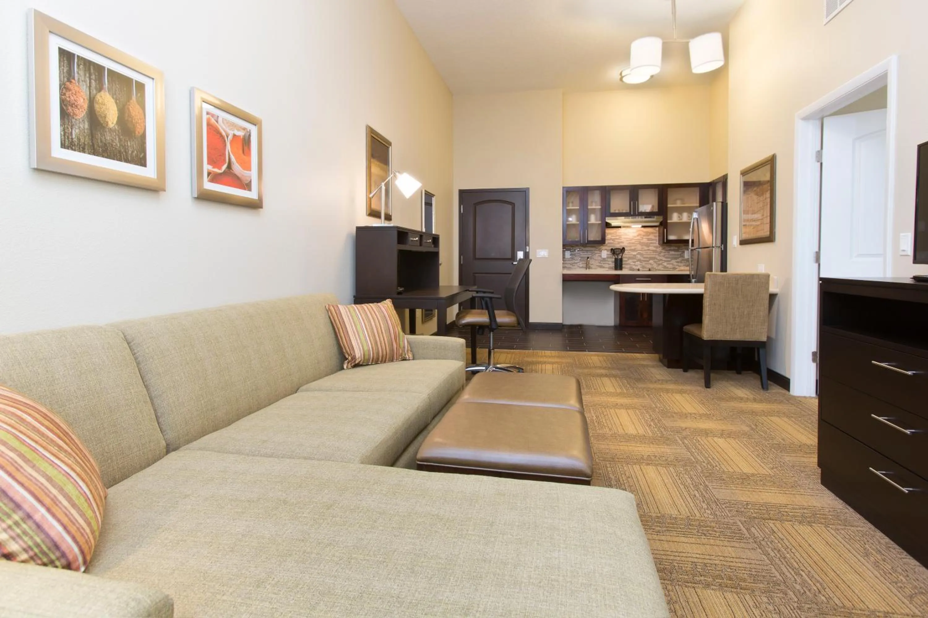Kitchen or kitchenette in Staybridge Suites Orlando at SeaWorld by IHG - Free Breakfast & Shuttle to SeaWorld Parks