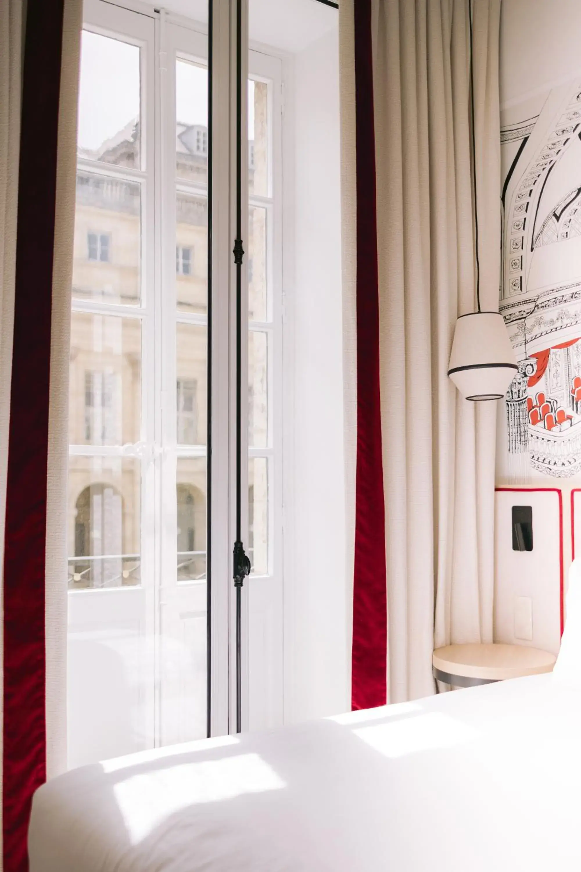 Bedroom, Bed in Hôtel Majestic Bedroom, Bed in Hôtel Majestic