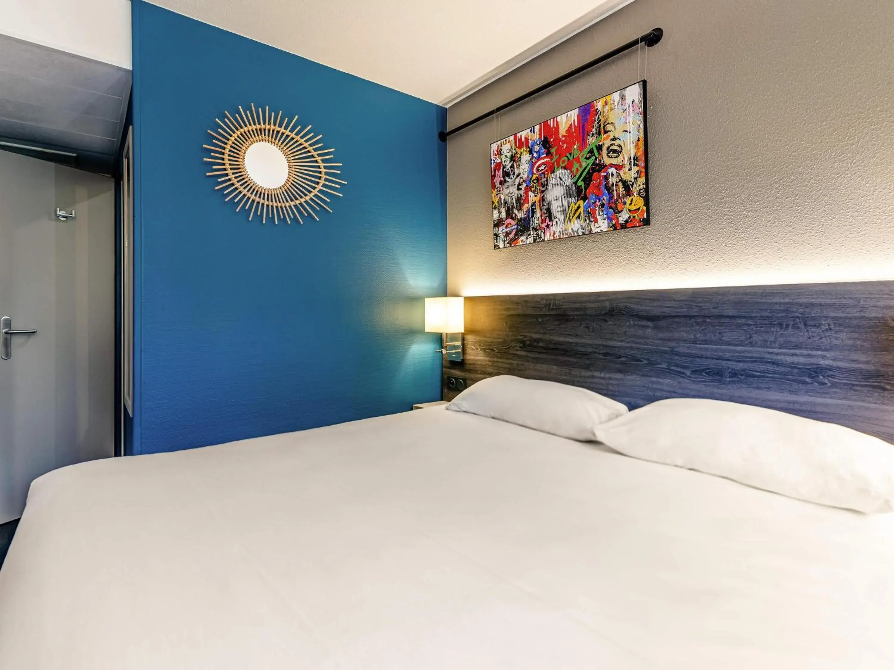 Bedroom, Bed in Greet Hotel Bordeaux Floirac Arena Bedroom, Bed in Greet Hotel Bordeaux Floirac Arena