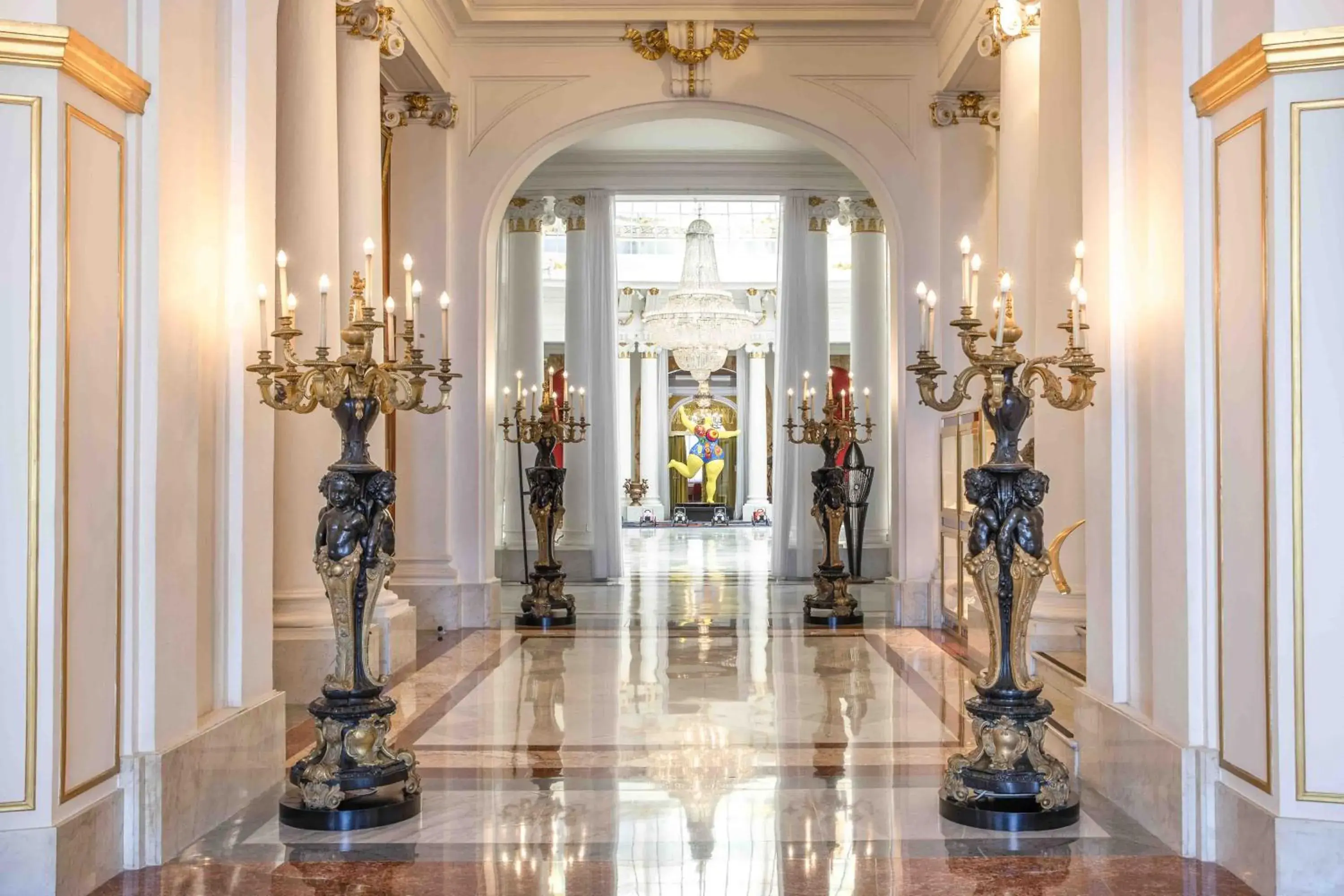 Lobby or reception in Hotel Le Negresco Lobby or reception in Hotel Le Negresco