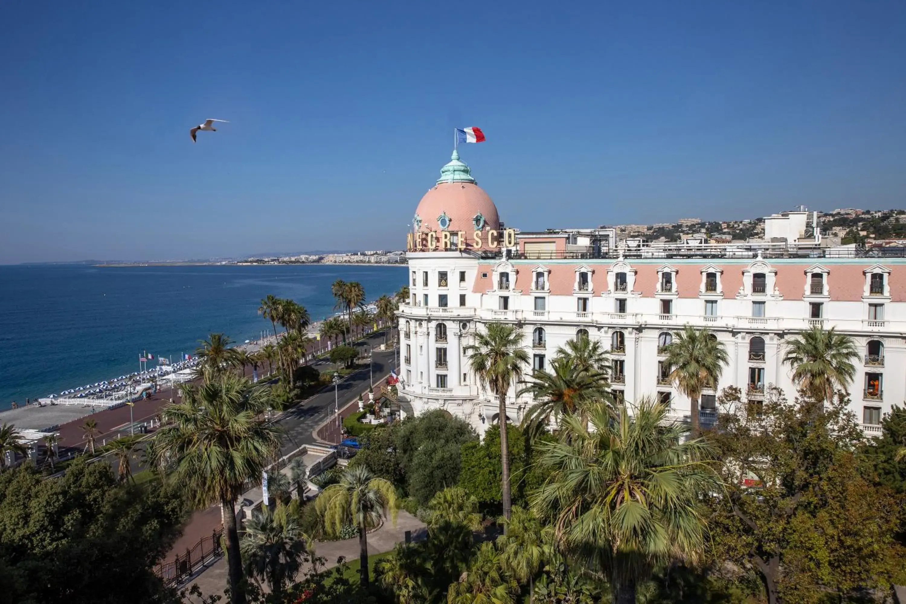 Property building in Hotel Le Negresco Property building in Hotel Le Negresco