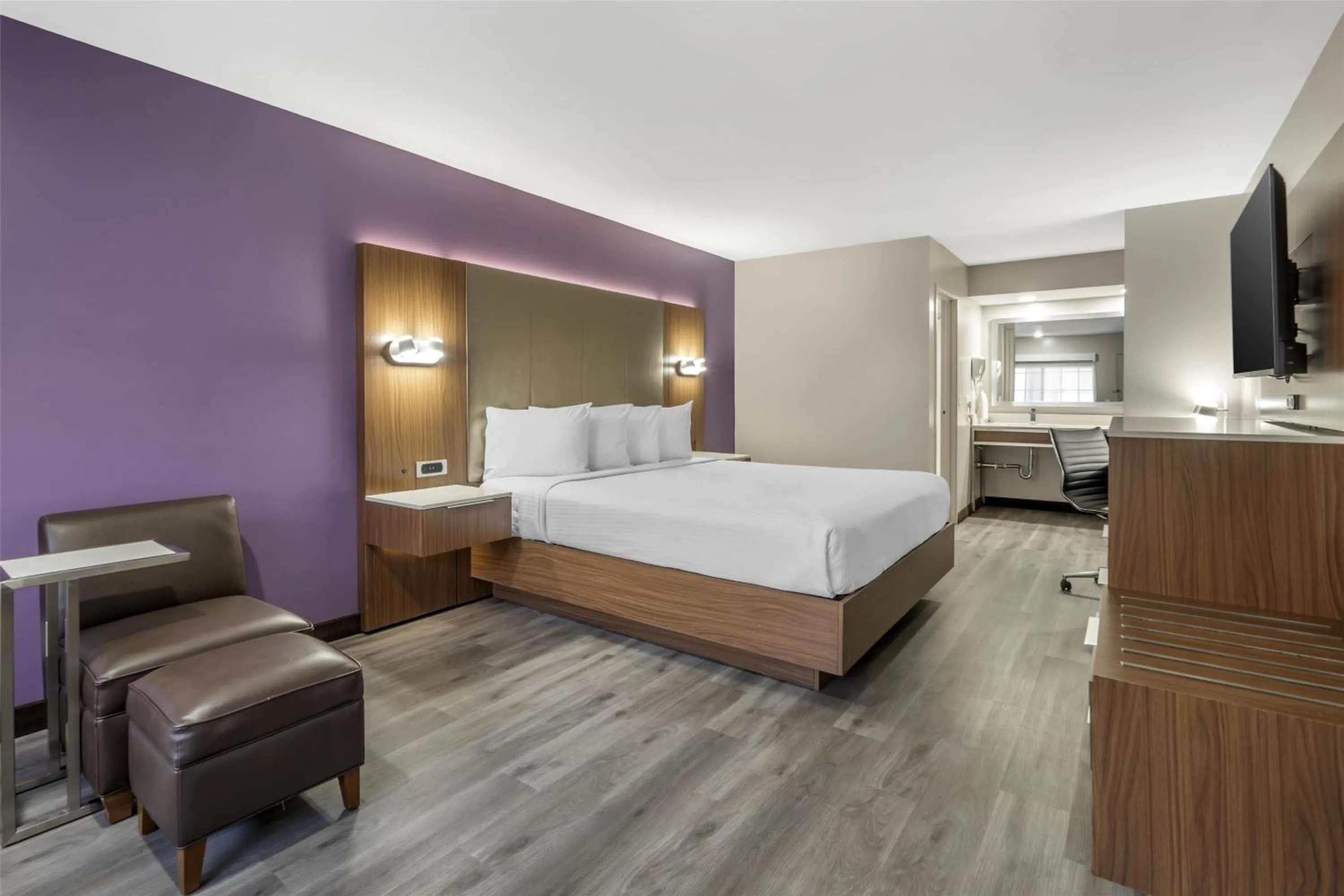Bedroom, Bed in Best Western Airport Plaza Hotel – LAX Airport LA Stadium