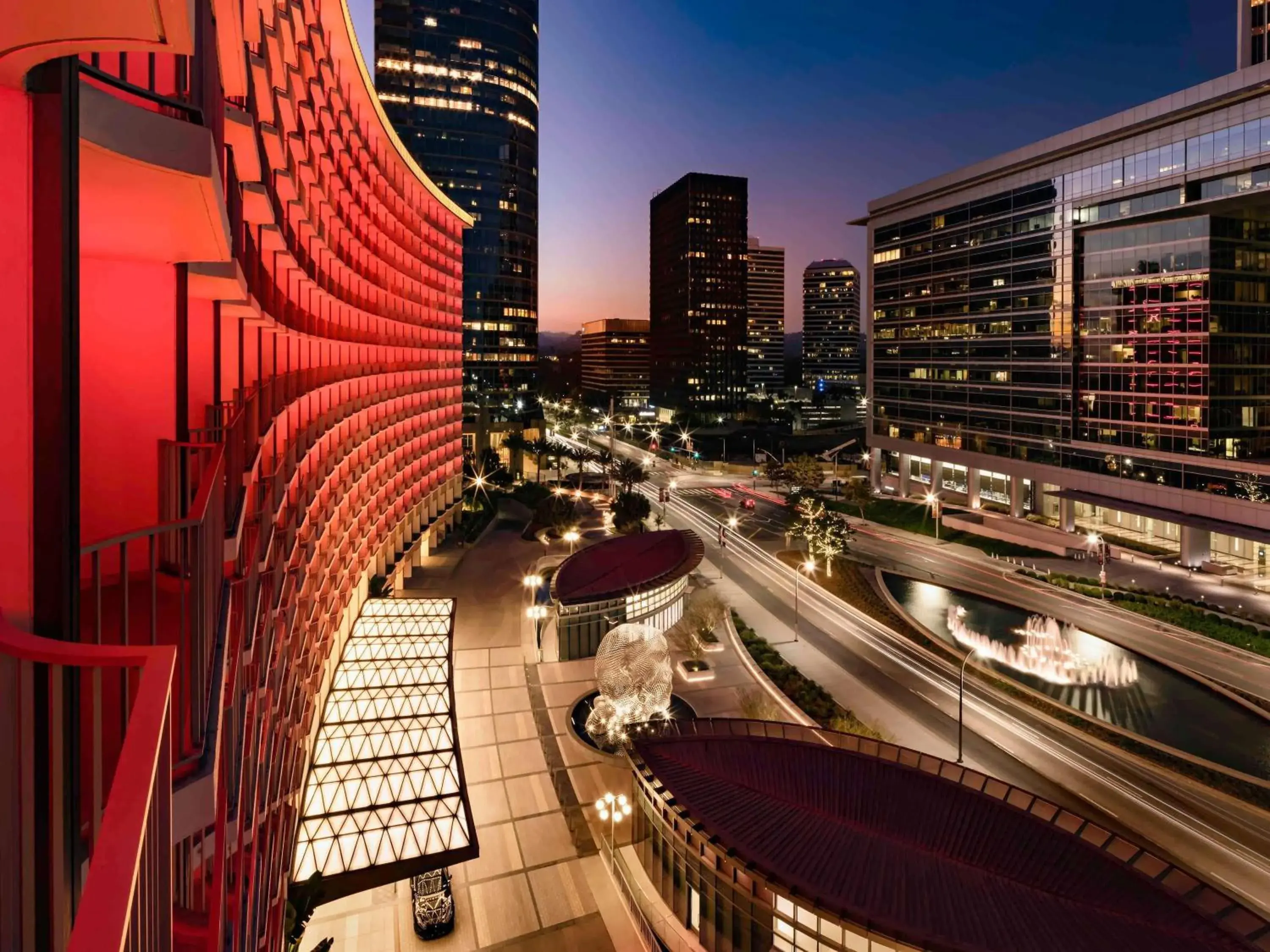 Property building in Fairmont Century Plaza Los Angeles at Beverly Hills Property building in Fairmont Century Plaza Los Angeles at Beverly Hills
