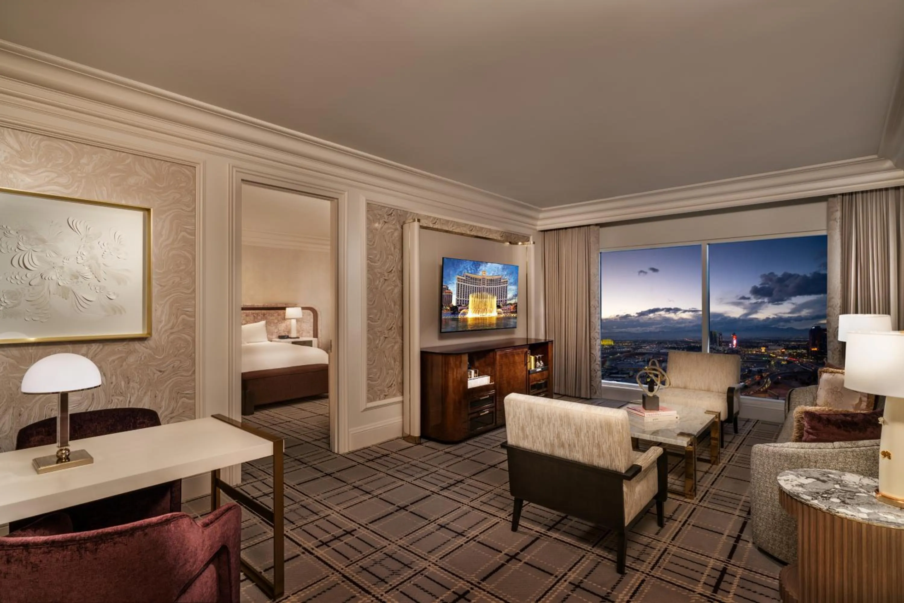 Living room, Bed in Bellagio