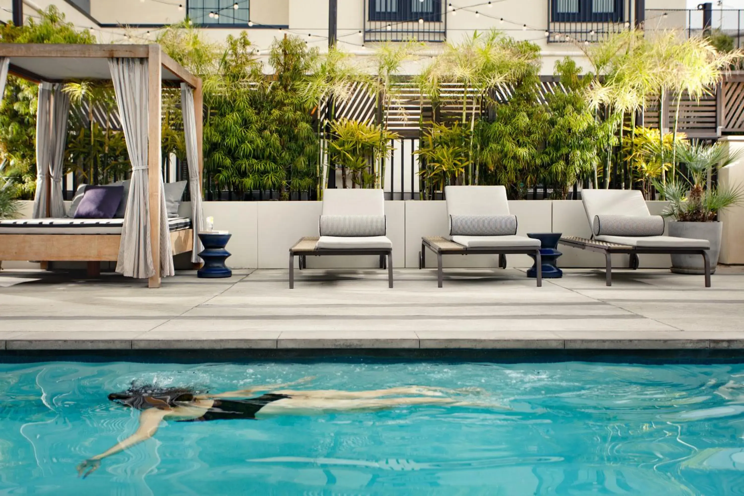 Swimming pool in Kimpton La Peer Hotel West Hollywood by IHG Swimming pool in Kimpton La Peer Hotel West Hollywood by IHG