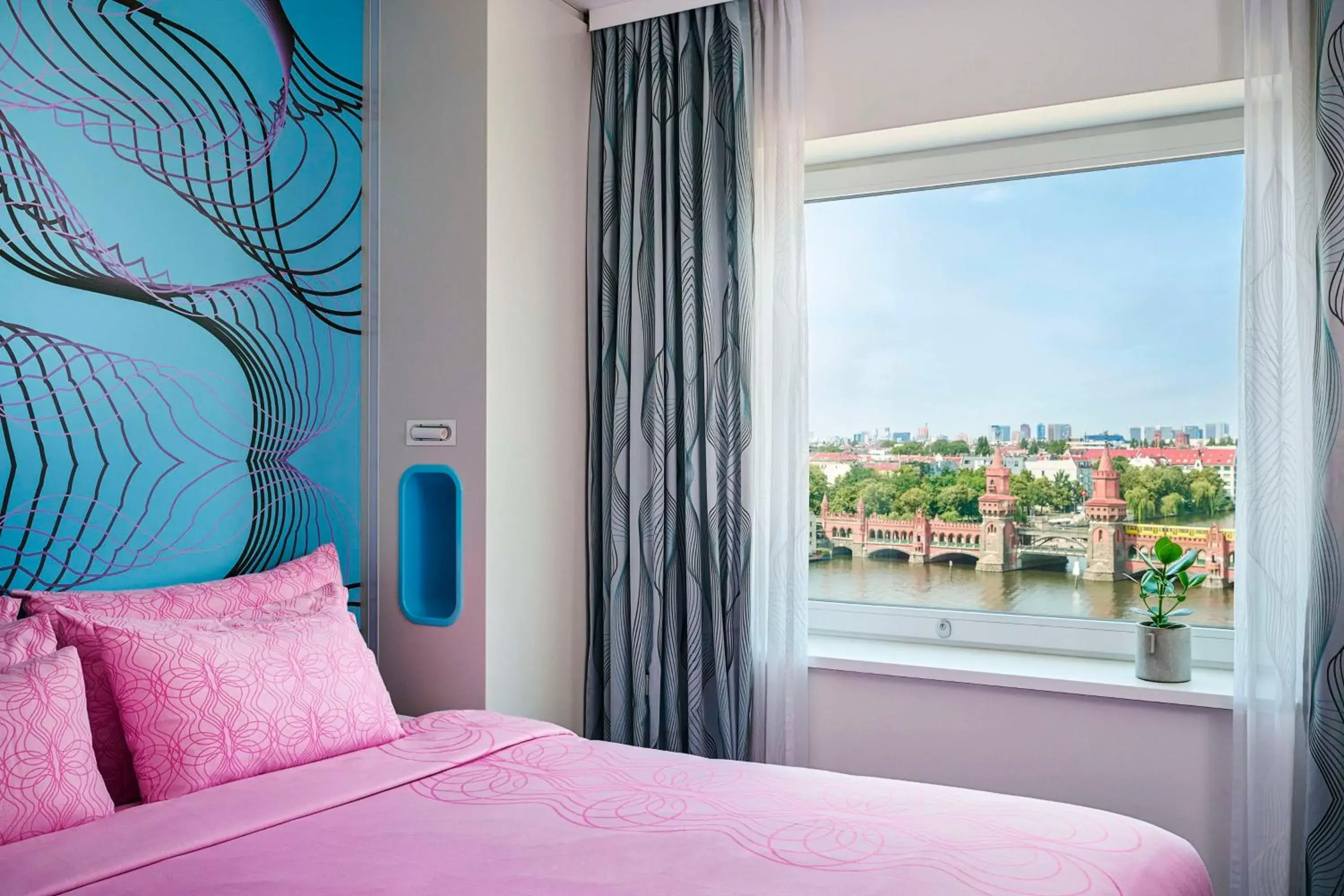 Bedroom, Bed in nhow Berlin Bedroom, Bed in nhow Berlin