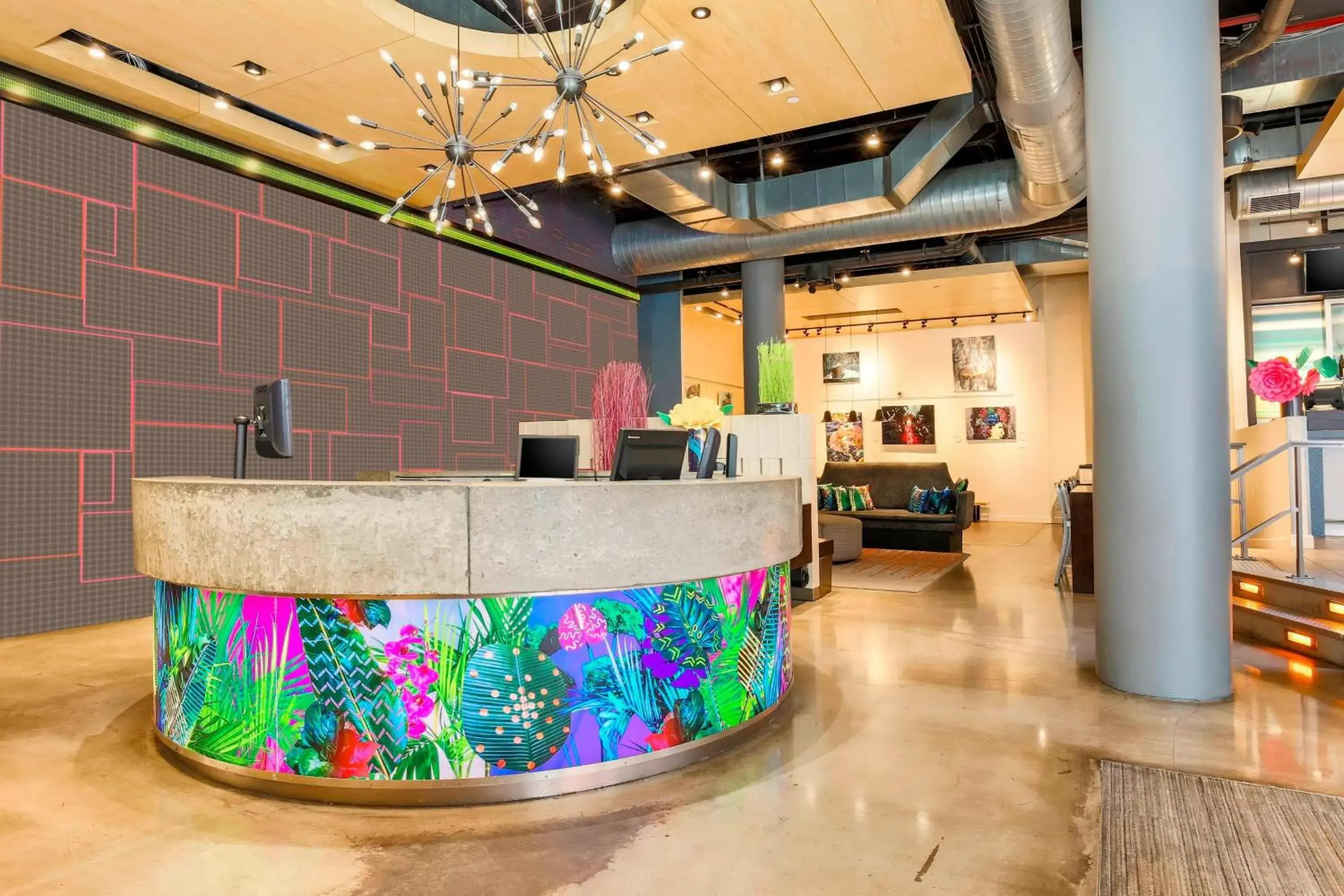 Lobby or reception in Aloft Harlem Lobby or reception in Aloft Harlem