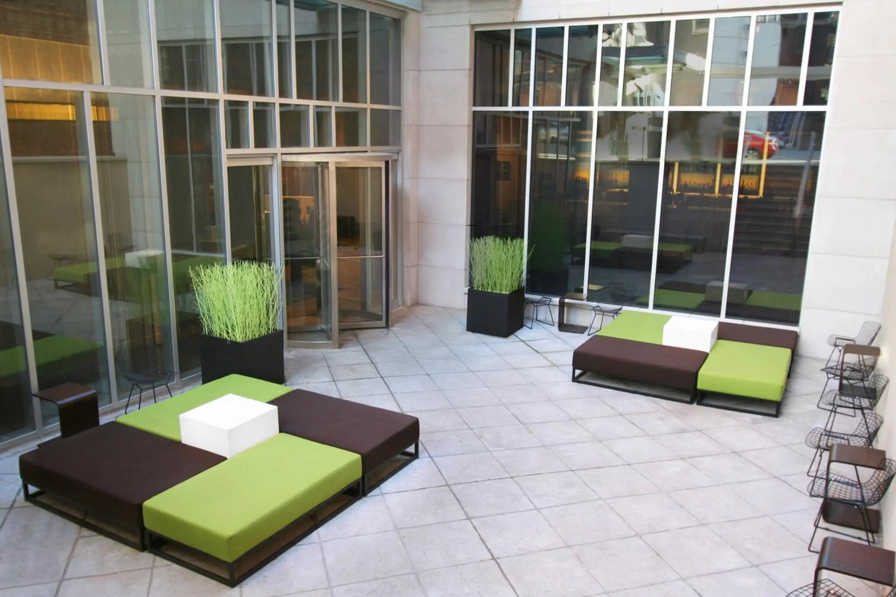 View (from property/room), Bed in Aloft Harlem View (from property/room), Bed in Aloft Harlem