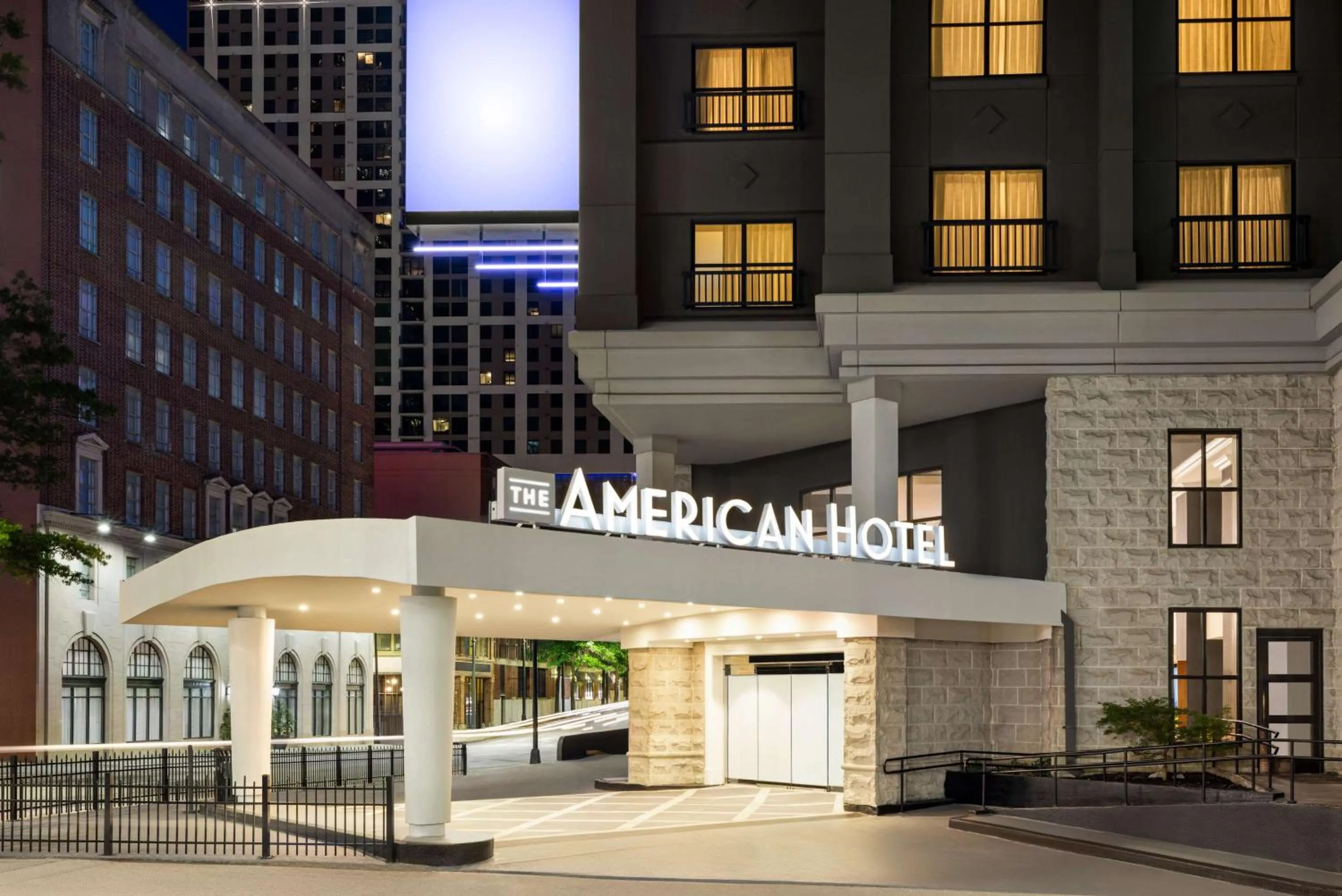 Property building in The American Hotel Atlanta Downtown-a Doubletree by Hilton