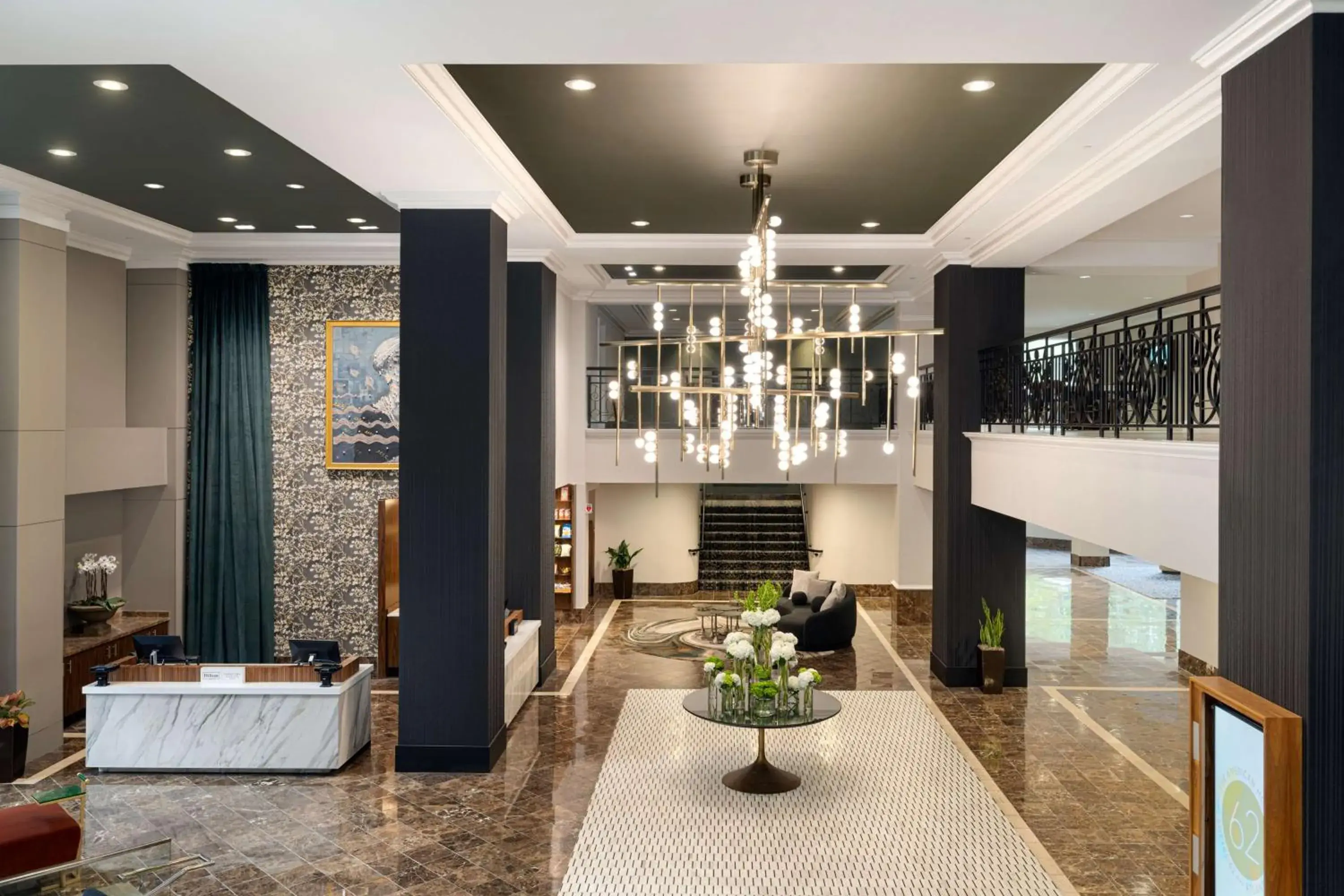 Lobby or reception in The American Hotel Atlanta Downtown-a Doubletree by Hilton Lobby or reception in The American Hotel Atlanta Downtown-a Doubletree by Hilton