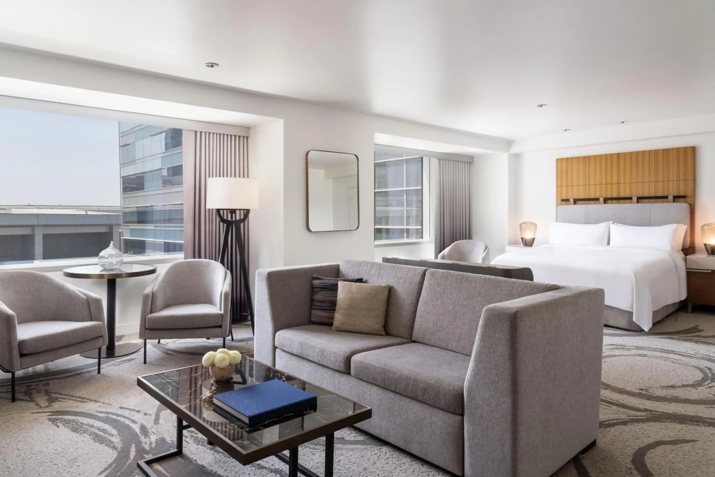 Bedroom in JW Marriott Los Angeles L.A. LIVE Bedroom in JW Marriott Los Angeles L.A. LIVE