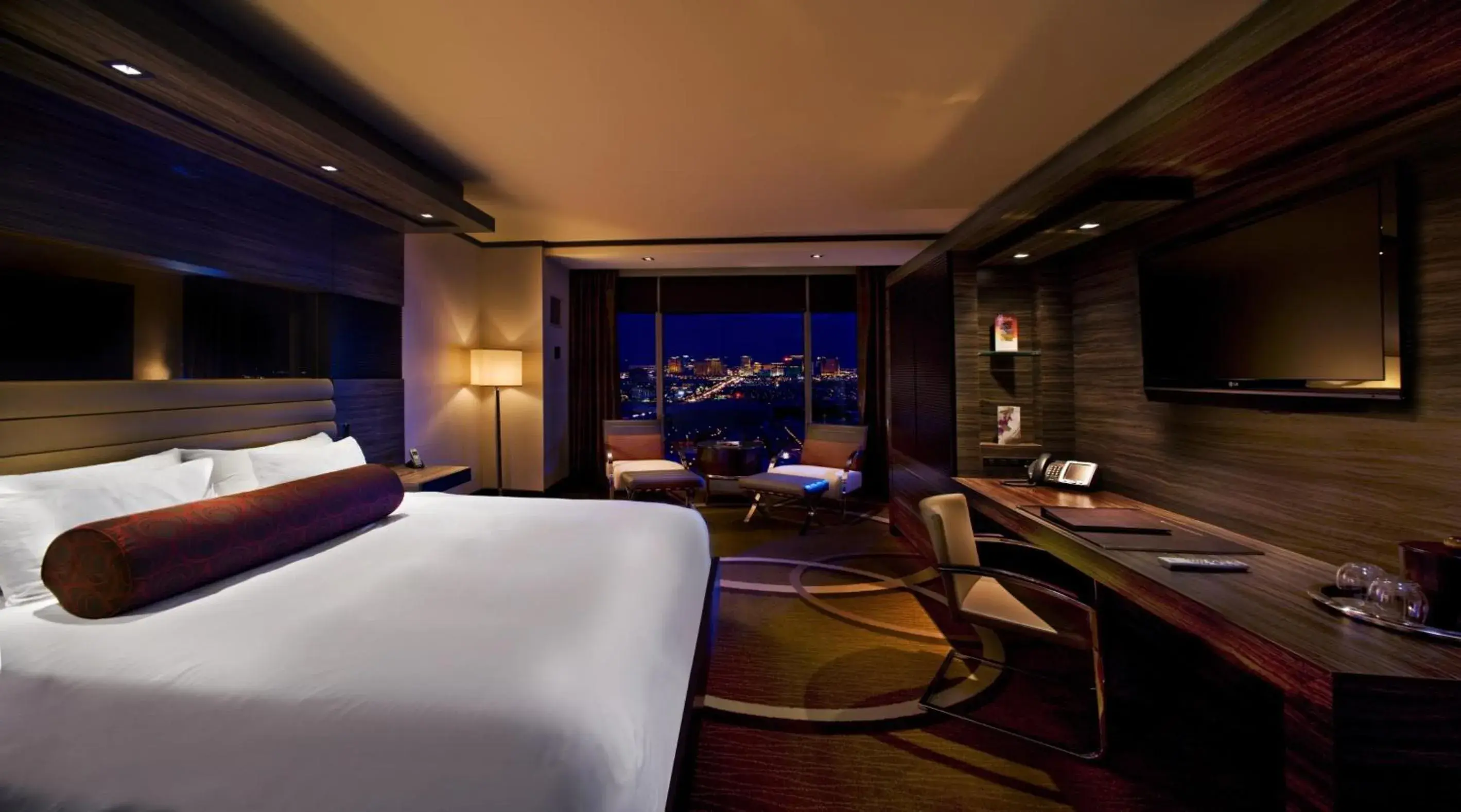 TV and multimedia, Bed in M Resort Spa & Casino TV and multimedia, Bed in M Resort Spa & Casino