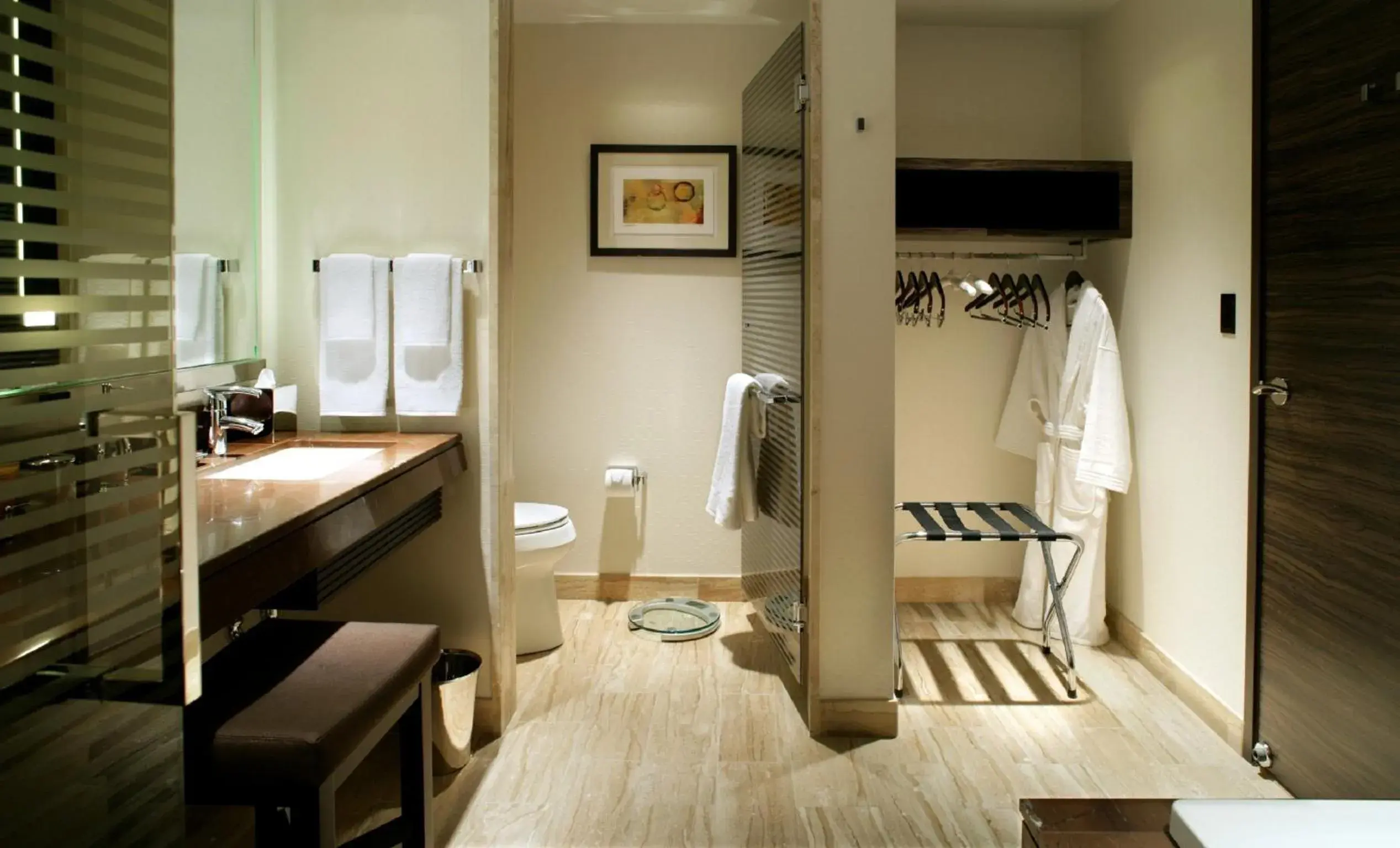 Toilet, Bed in M Resort Spa & Casino Toilet, Bed in M Resort Spa & Casino