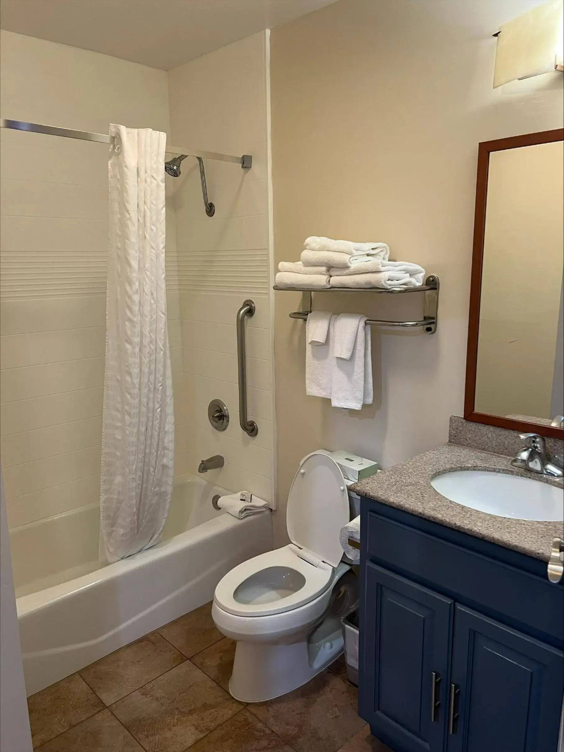 Bathroom in Candlewood Suites LAX Hawthorne by IHG Bathroom in Candlewood Suites LAX Hawthorne by IHG