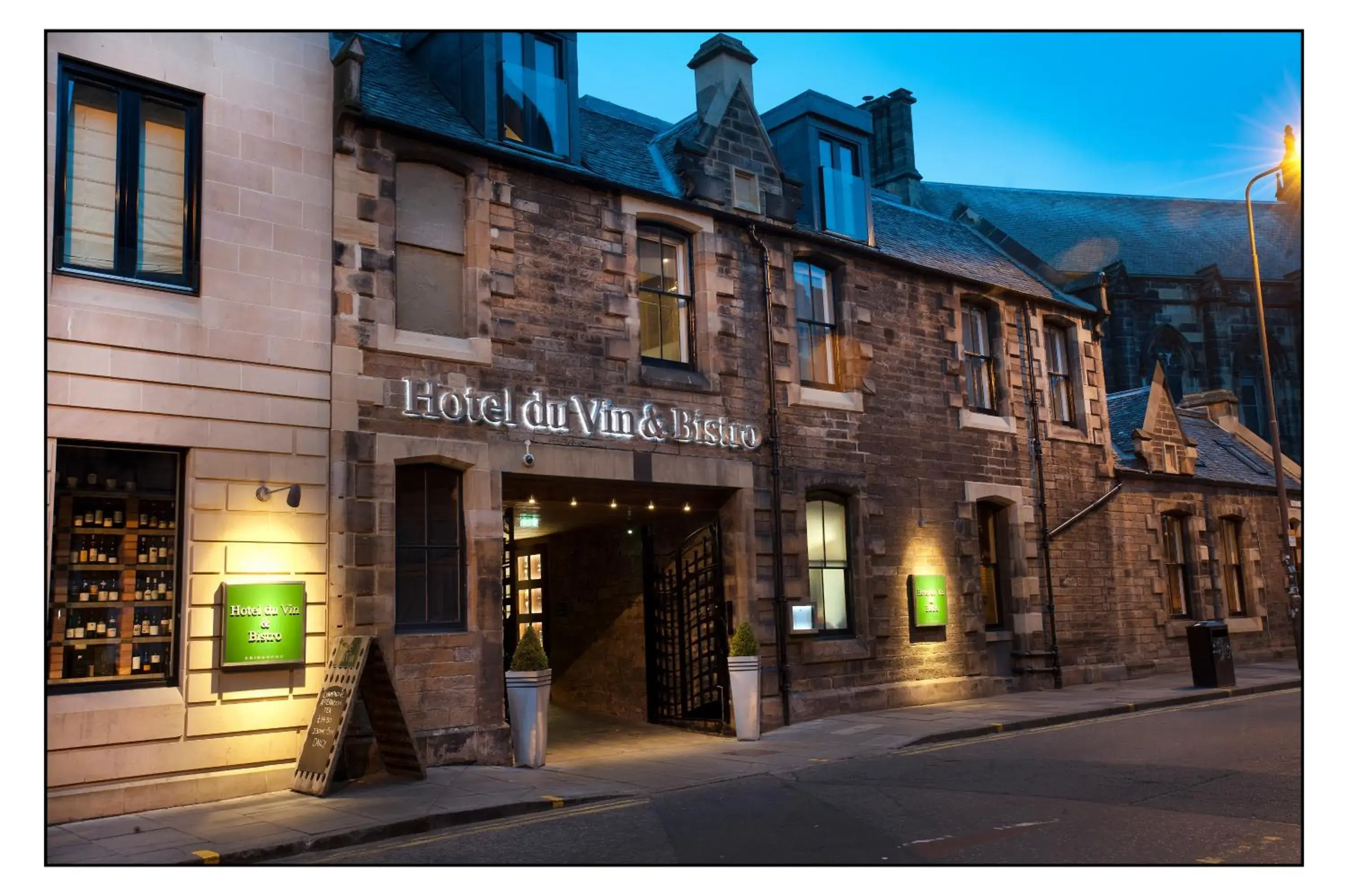 Facade/entrance in Hotel Du Vin Edinburgh Facade/entrance in Hotel Du Vin Edinburgh