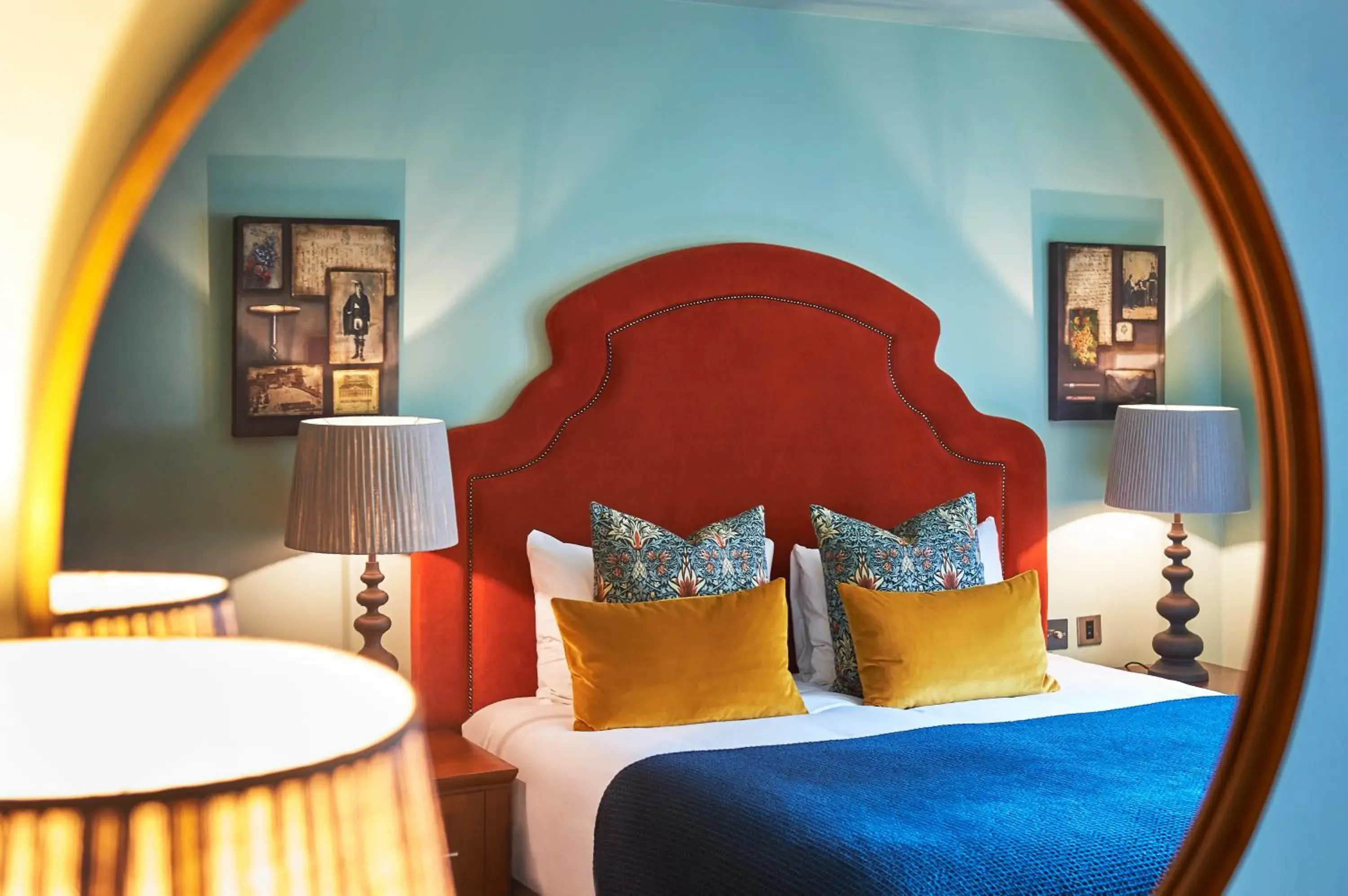 Bedroom, Bed in Hotel Du Vin Edinburgh Bedroom, Bed in Hotel Du Vin Edinburgh