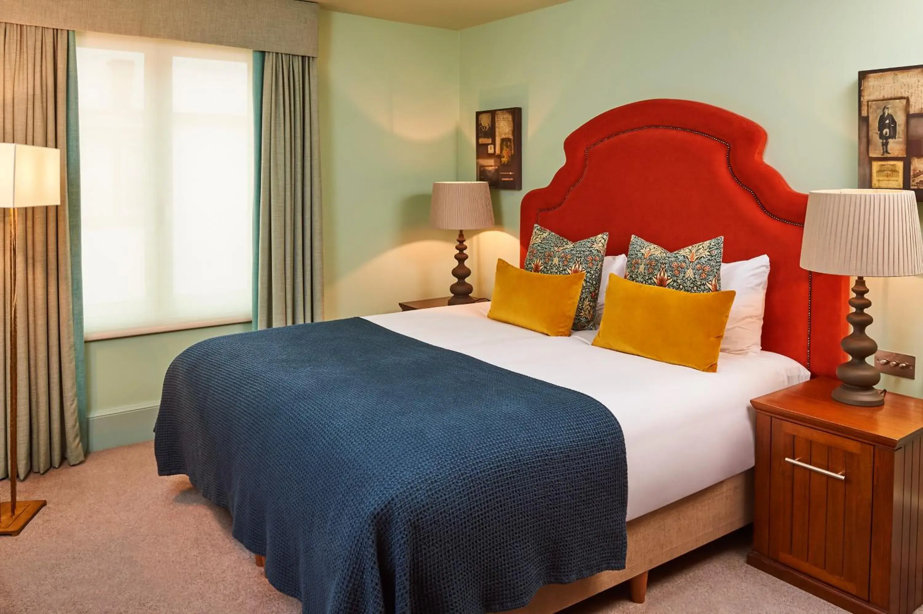Bedroom, Bed in Hotel Du Vin Edinburgh Bedroom, Bed in Hotel Du Vin Edinburgh