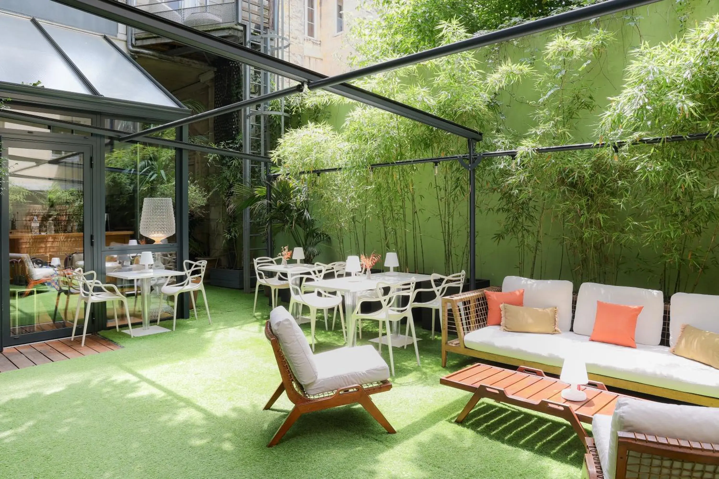Patio in Le Boutique Hotel & Spa Patio in Le Boutique Hotel & Spa