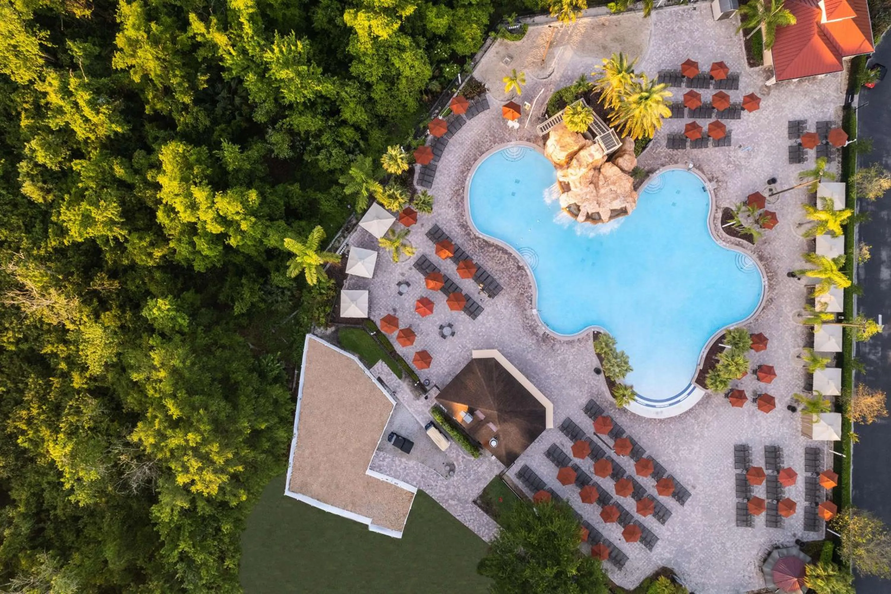 Pool view in Hilton Vacation Club Mystic Dunes Orlando